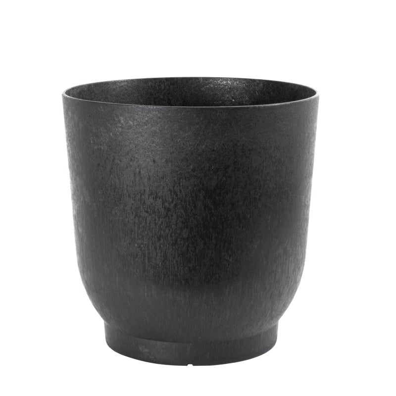 Donica wysoka Flamenco śr. 52 cm gumowa czarna