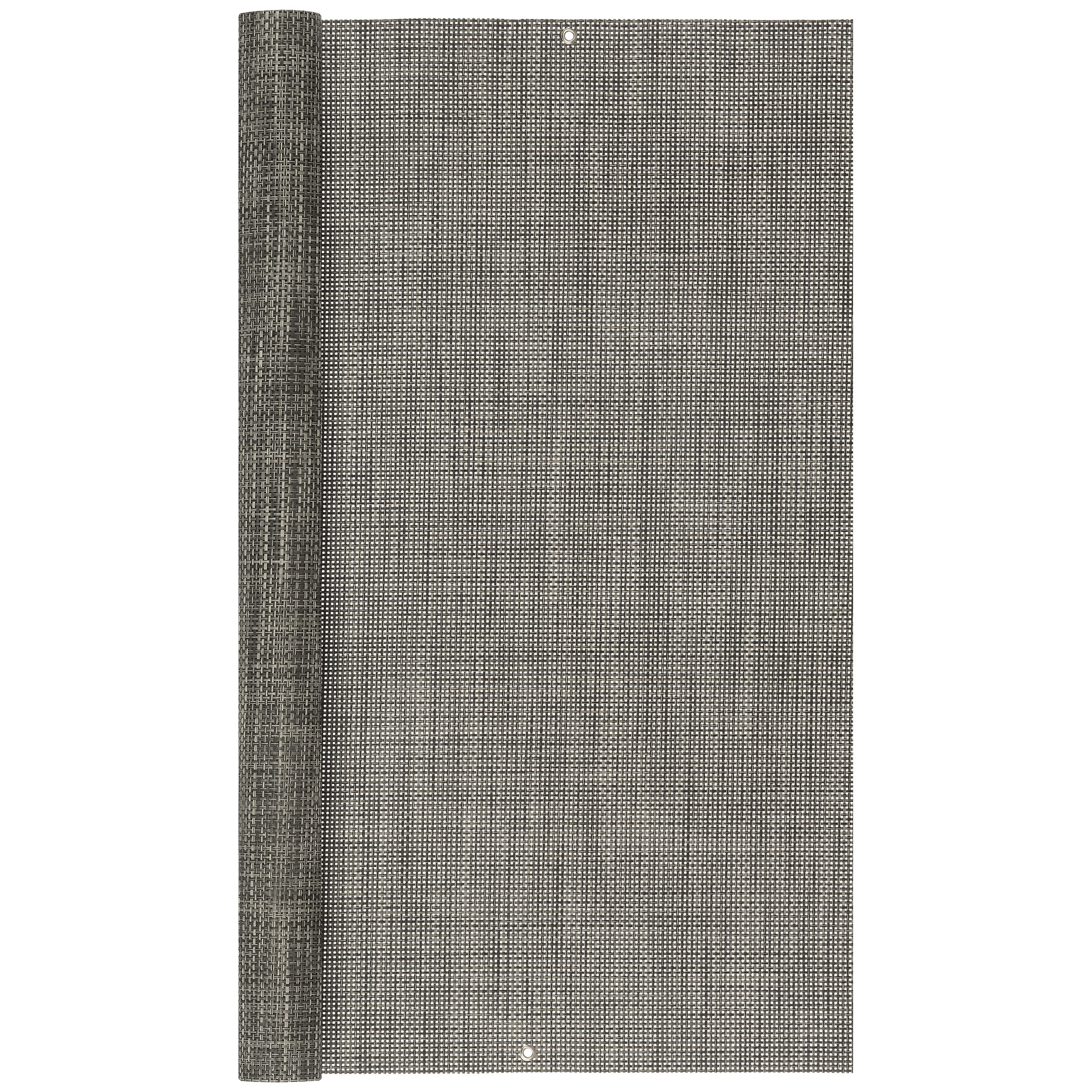 Osłona balkonowa oczkowana 1x25 m technorattan szara