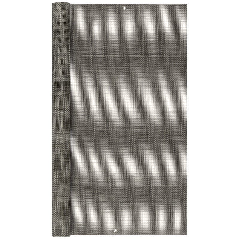 Osłona balkonowa oczkowana 1x25 m technorattan szara