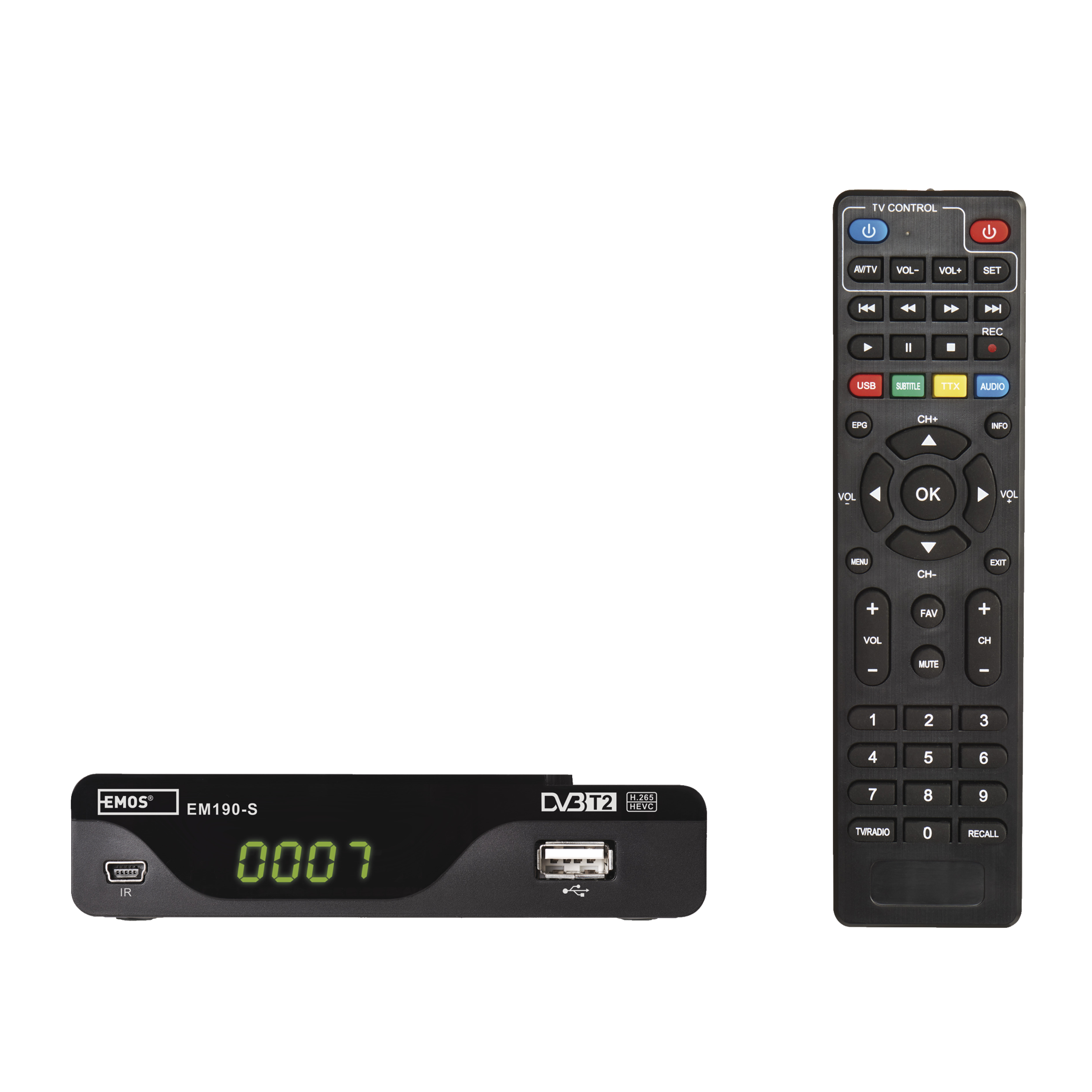 Dekoder DVB-T2 EM190 T BENSAT