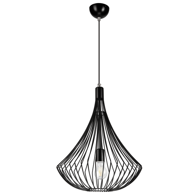Lampa wisząca Balerina czarna E27 Lamkur