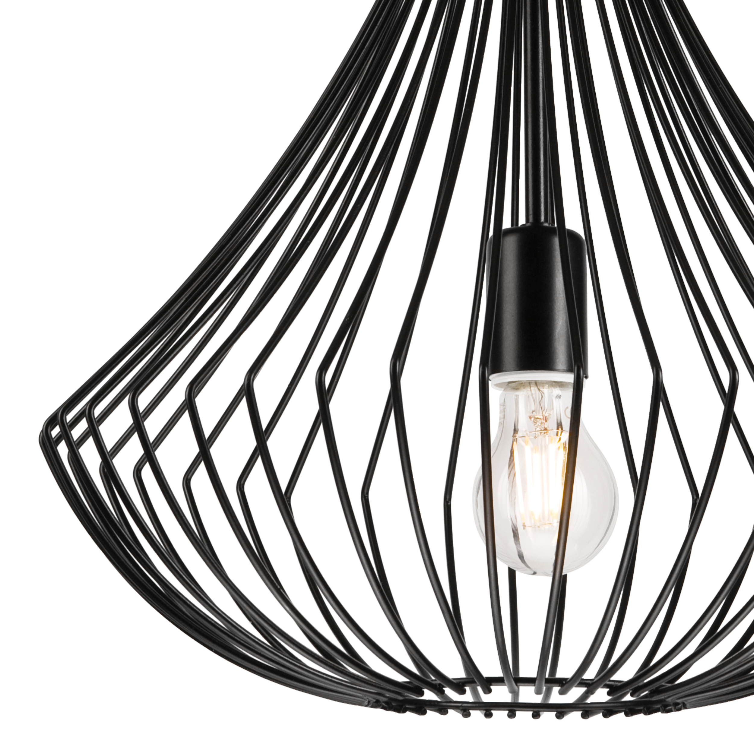 Lampa wisząca Balerina czarna E27 Lamkur - 6