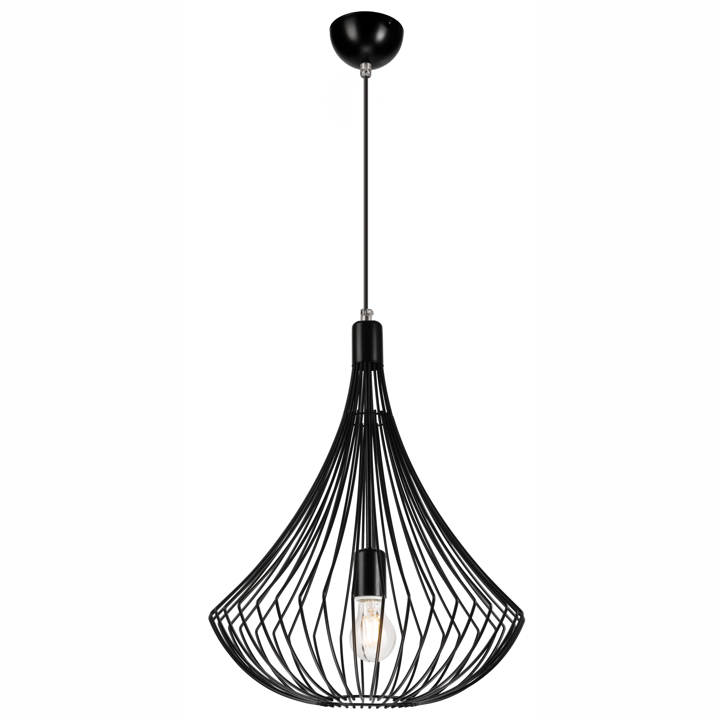Lampa wisząca Balerina czarna E27 Lamkur - 4
