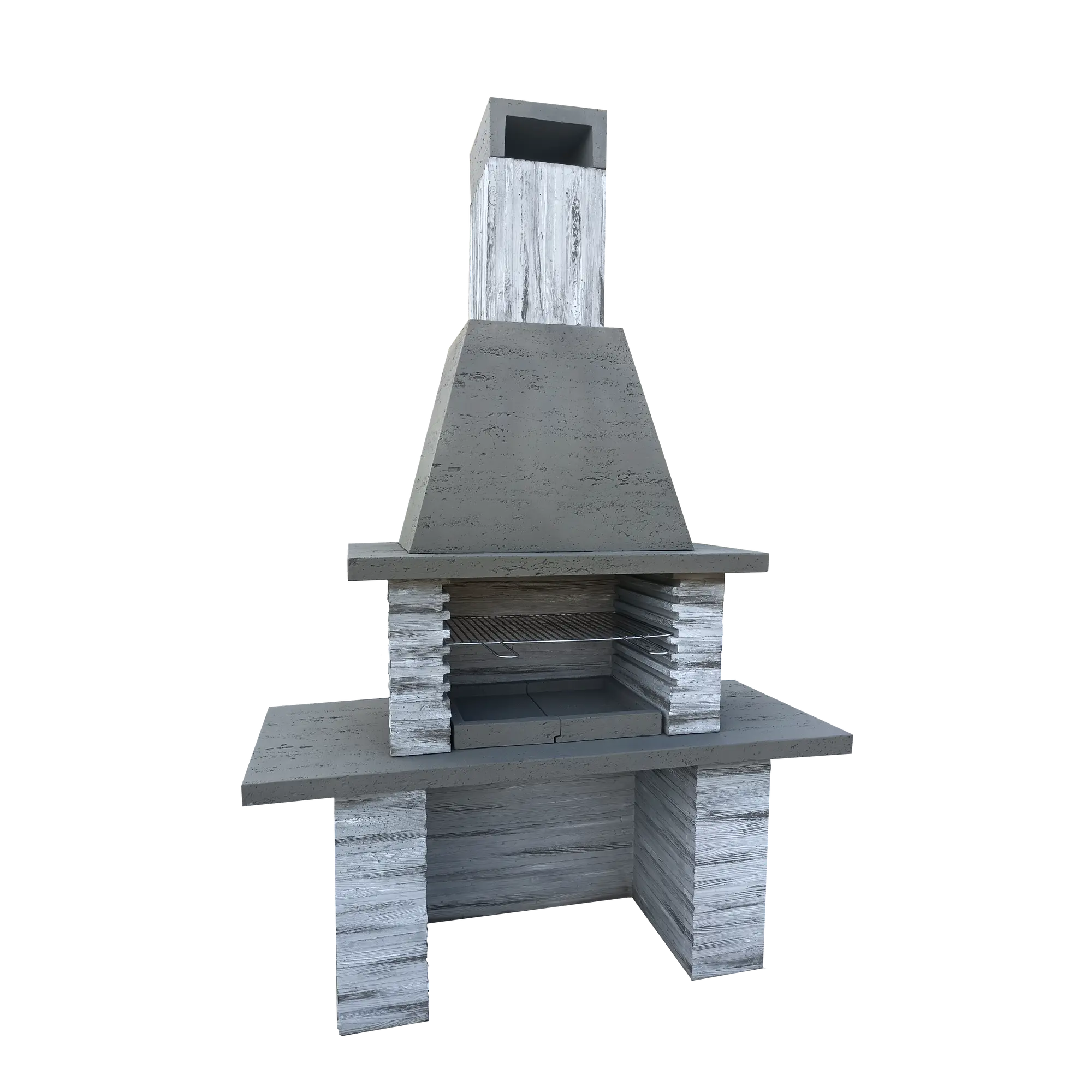 Grill ogrodowy betonowy Tryton 62x223 cm