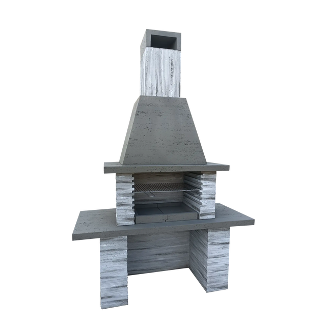 Grill ogrodowy betonowy Tryton 62x223 cm