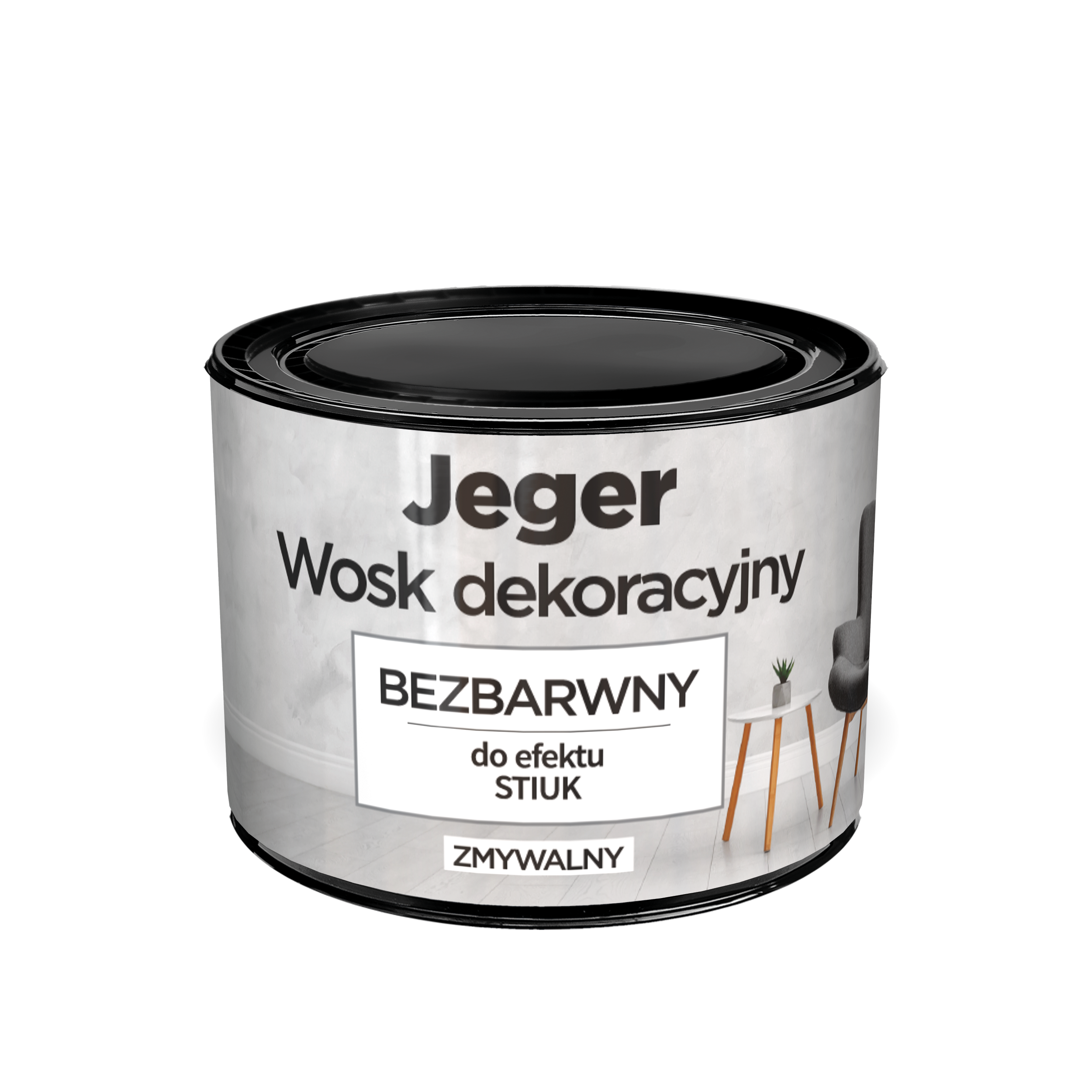 Wosk dekoracyjny bezbarwny 0.25 l Jeger