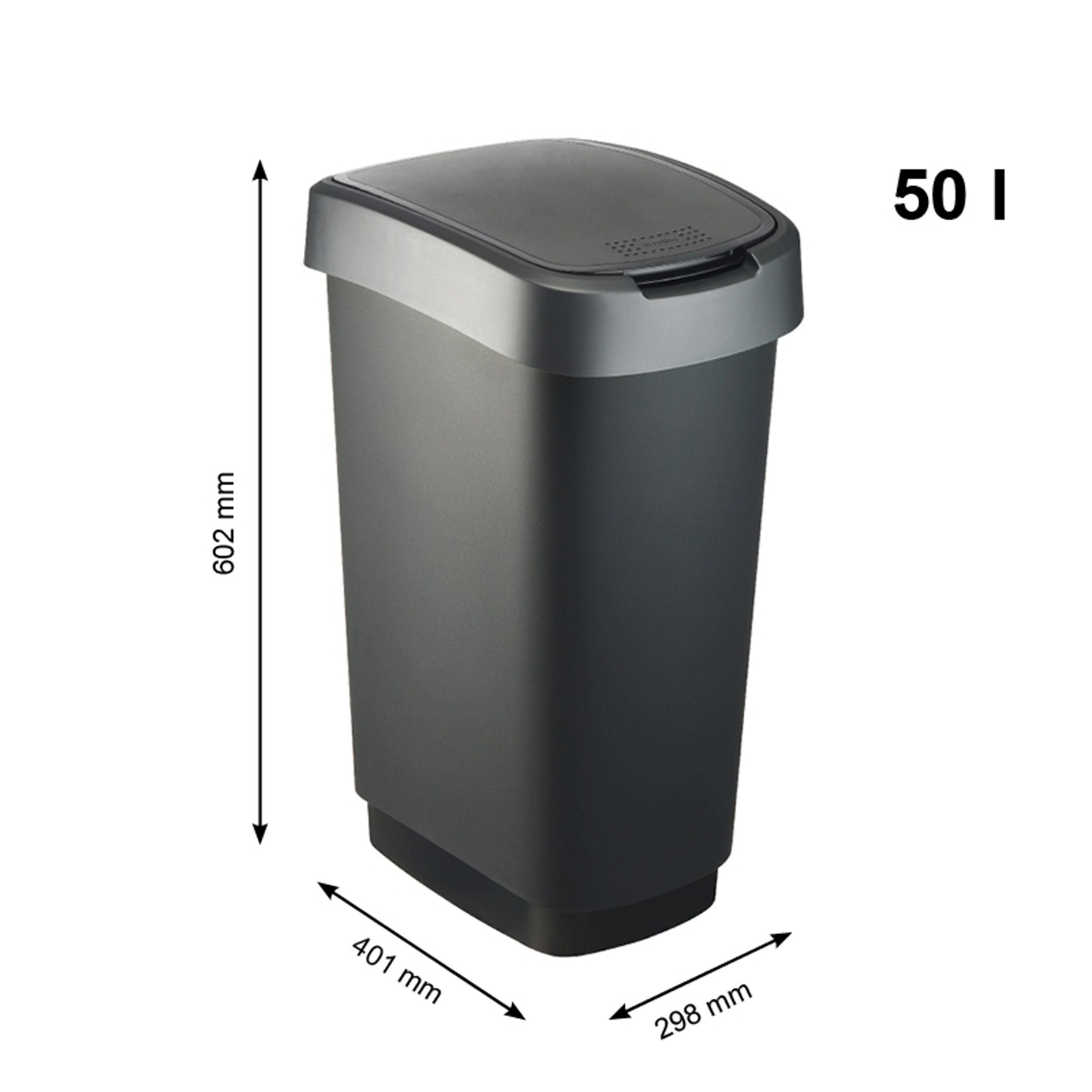 Kosz na śmieci Twist 50 l Rotho - 4