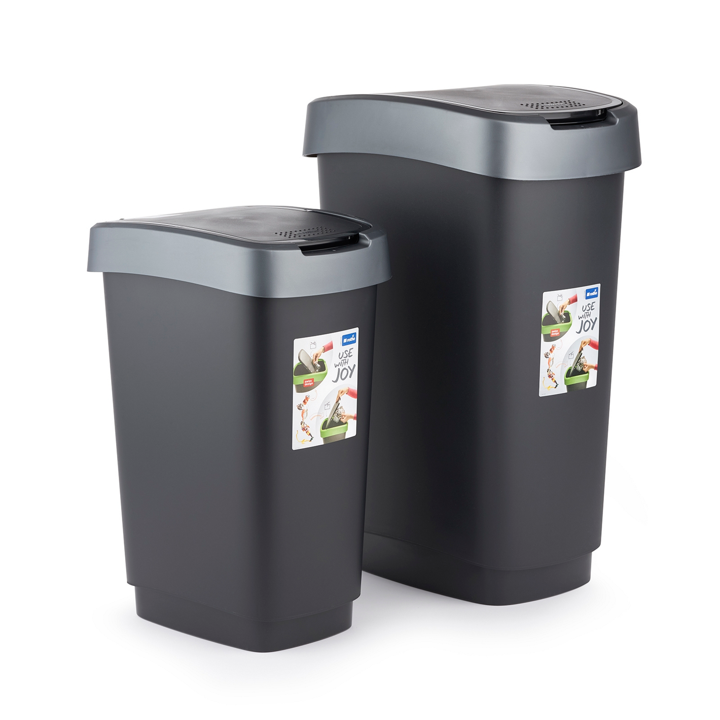 Kosz na śmieci Twist 50 l Rotho - 5