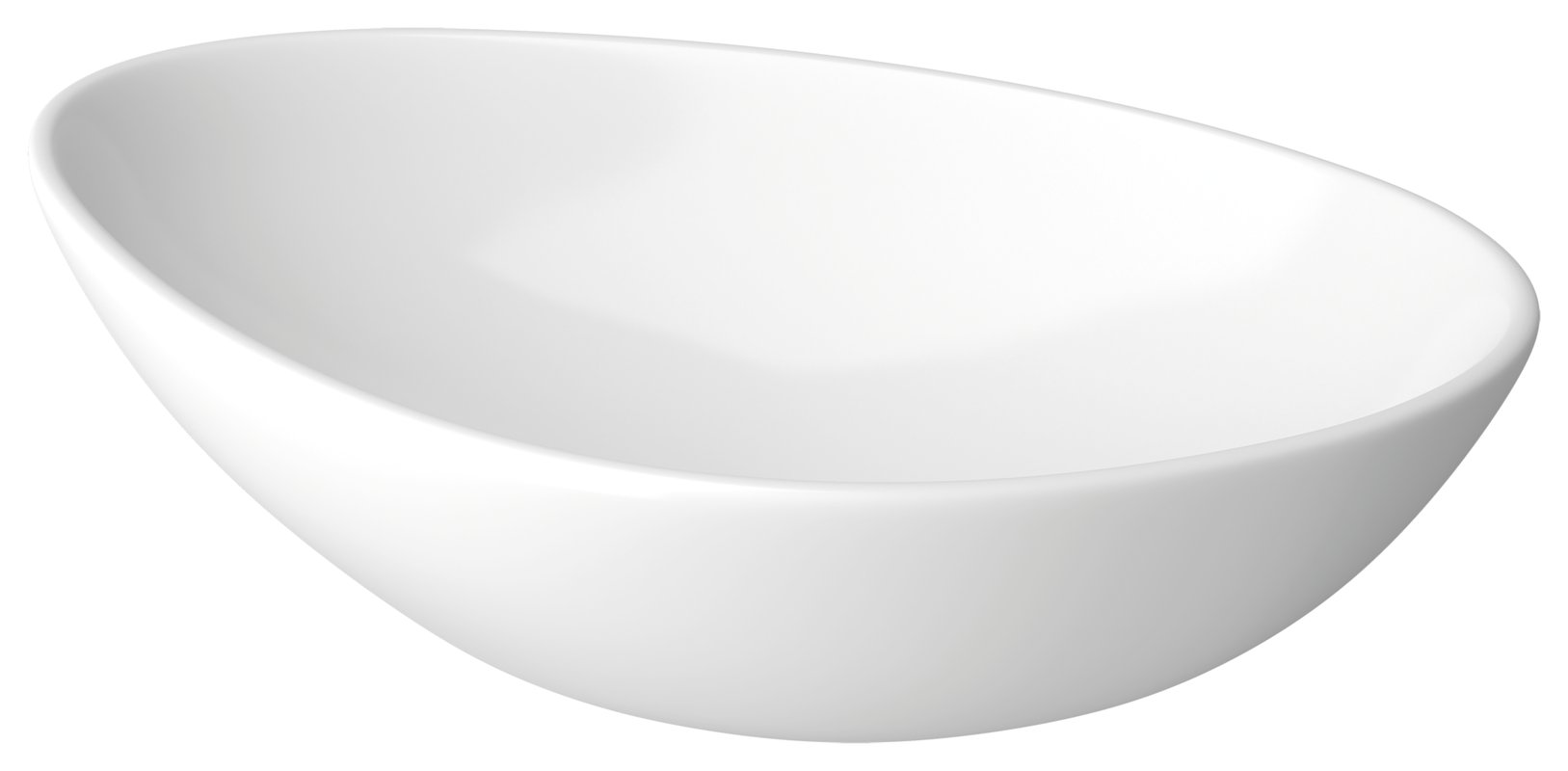 Umywalka ceramiczna nablatowa Moduo 55 Cersanit