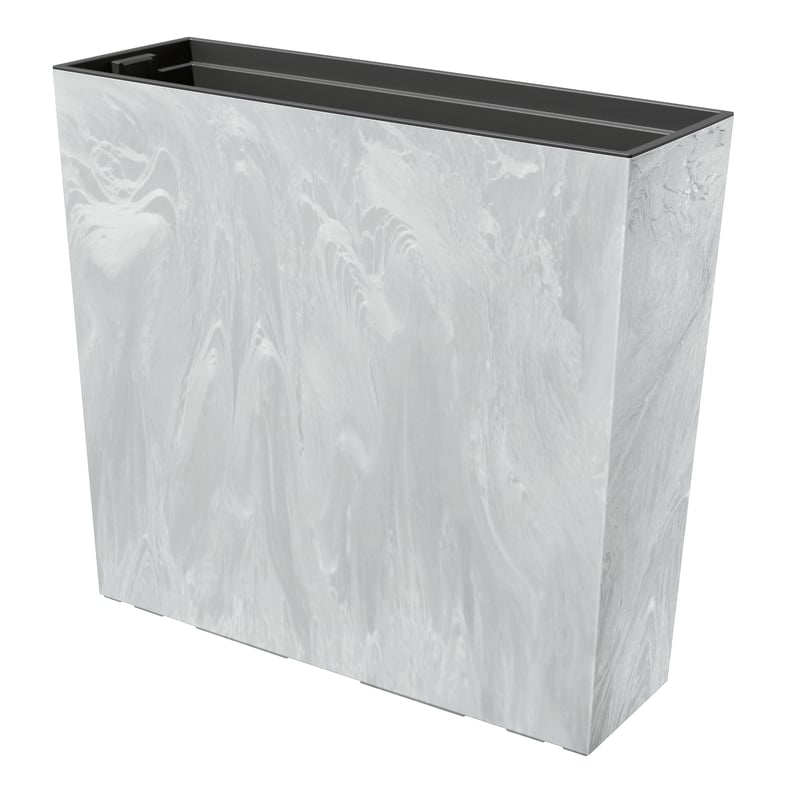 Skrzynka balkonowa stojąca Urbi 58x18x49,8 cm betonowa szara