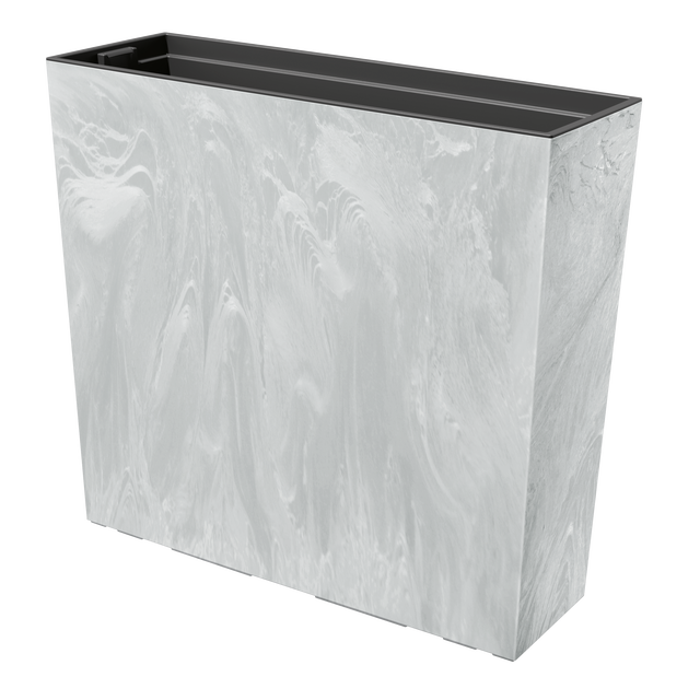 Skrzynka balkonowa stojąca Urbi 58x18x49,8 cm betonowa szara