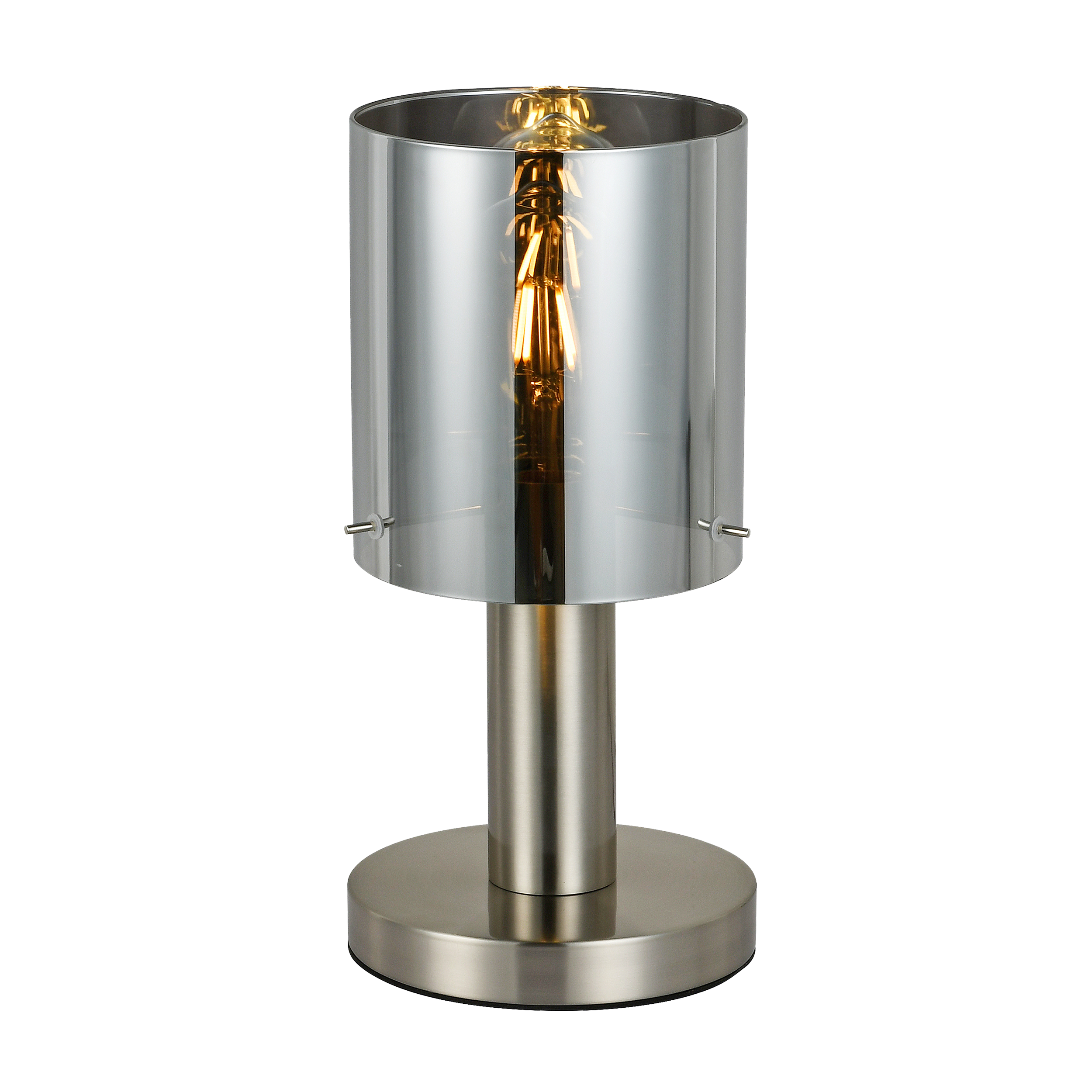 Lampa stołowa Sardo nikiel E27 Italux