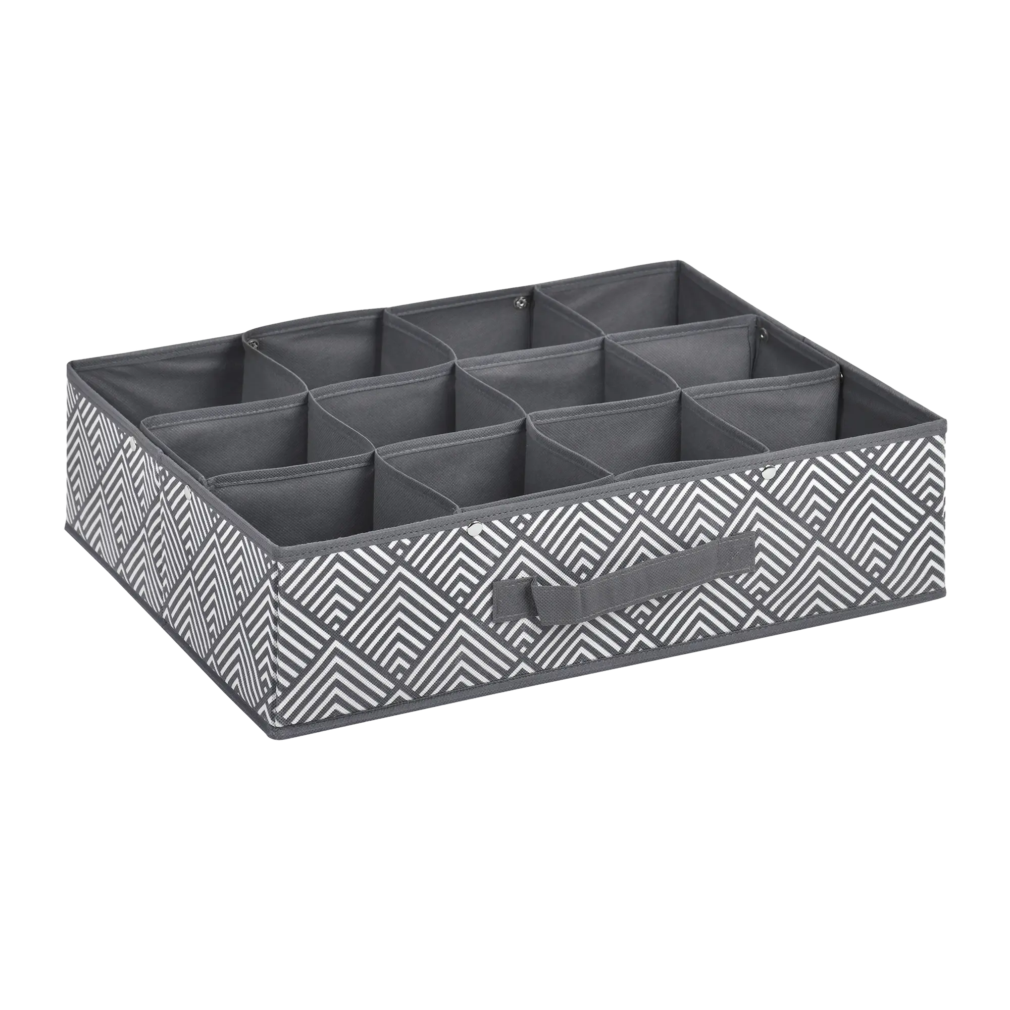 Pudełko tekstylne Jamajka 12 przegródek 45 x 12 x 36 cm Kuchinox