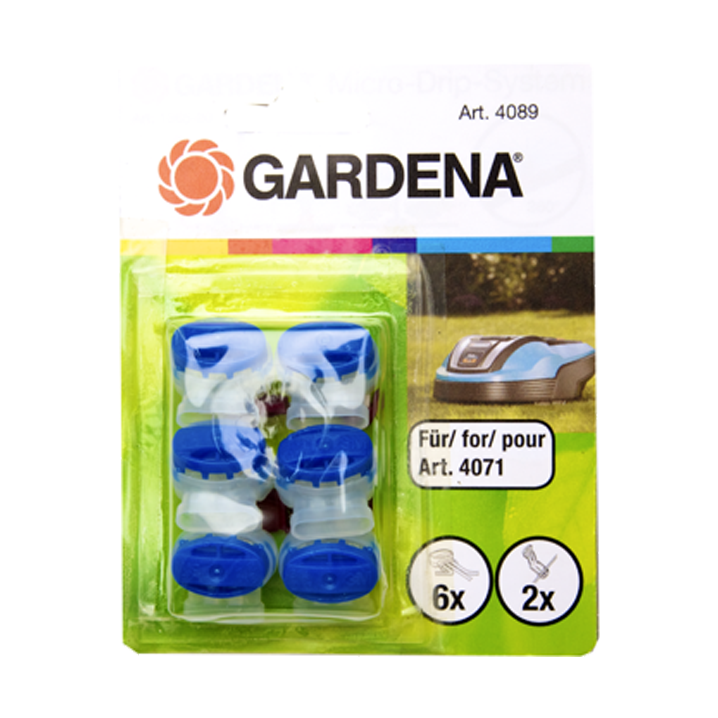 Łączniki i złączki zaciskowe 6 szt. do robotów koszących Gardena - 2
