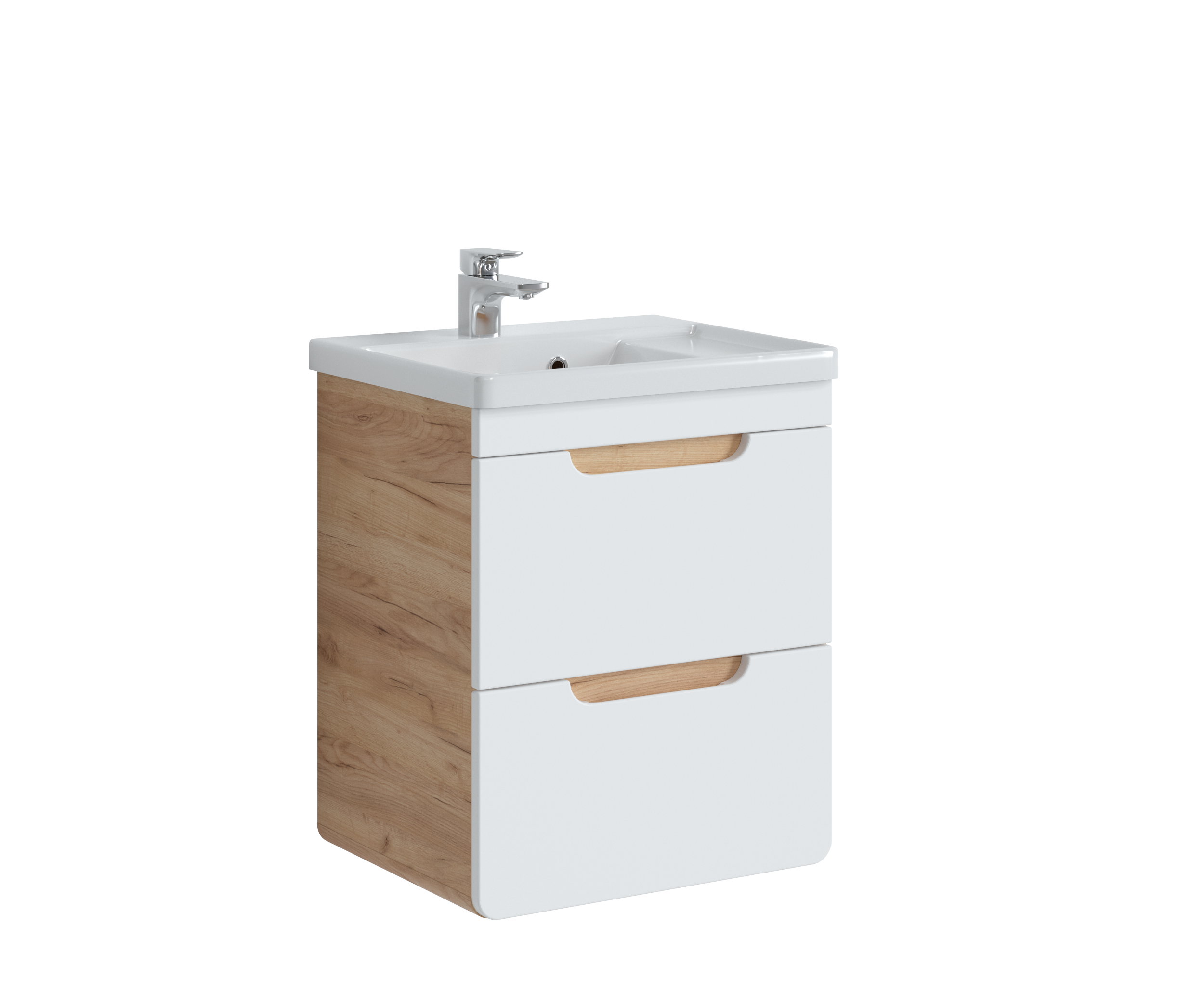 Szafka pod umywalkę Easy Aruba Biała 50 Comad - 3