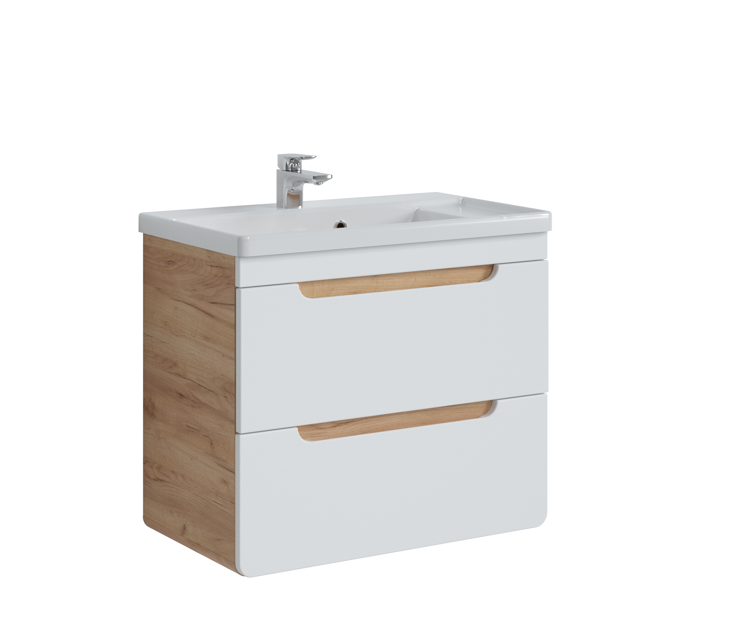 Szafka pod umywalkę Easy Aruba Biała 70 Comad - 3
