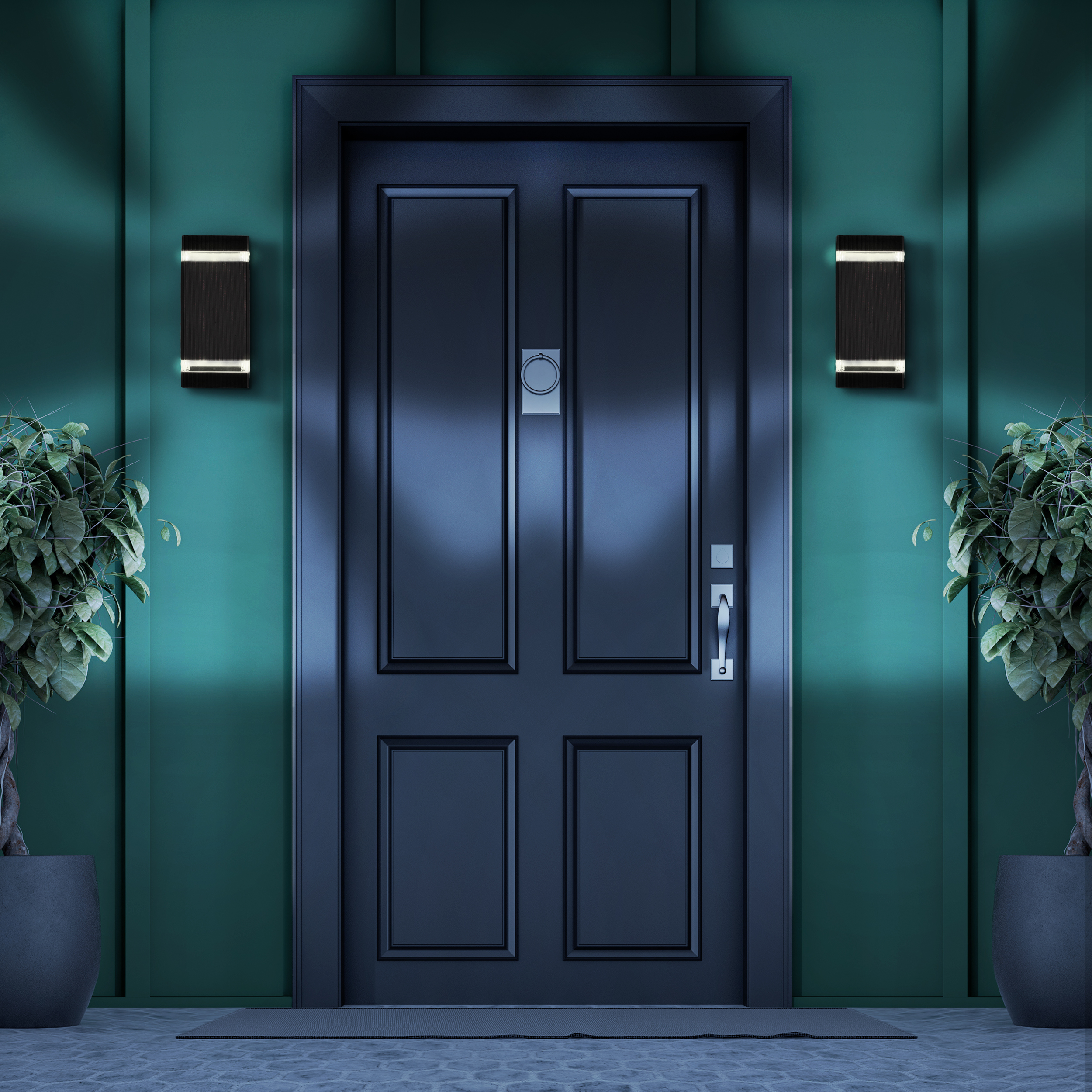 Kinkiet zewnętrzny Gilbert IP44 czarny GU10 Polux - 3