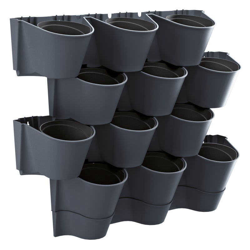 Kwietnik ogród wertykalny 12 szt. 67x57 cm Cascade Wall