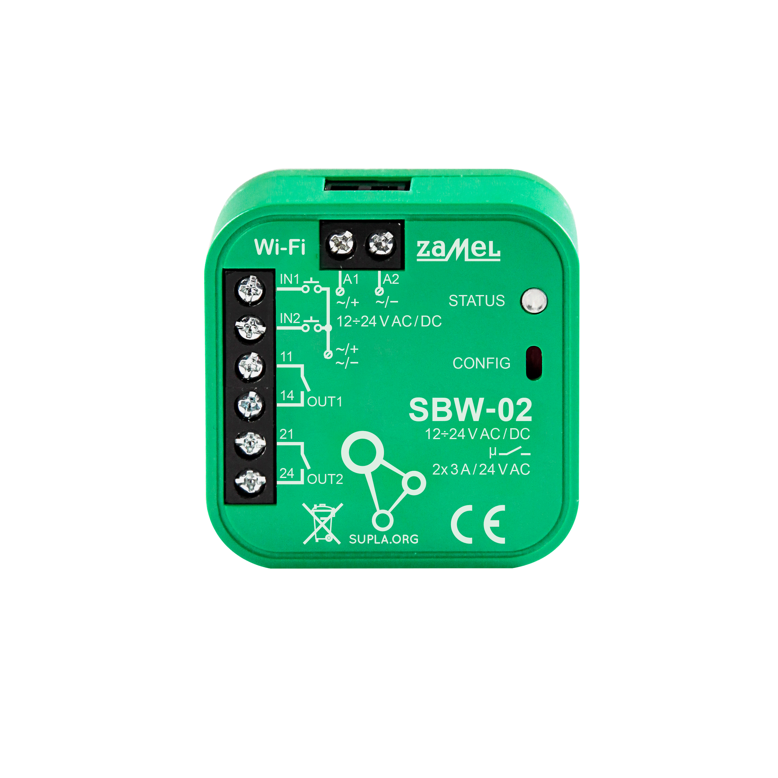Zestaw bramowy WiFi 2 - kanałowy SBW-02 ZAMEL