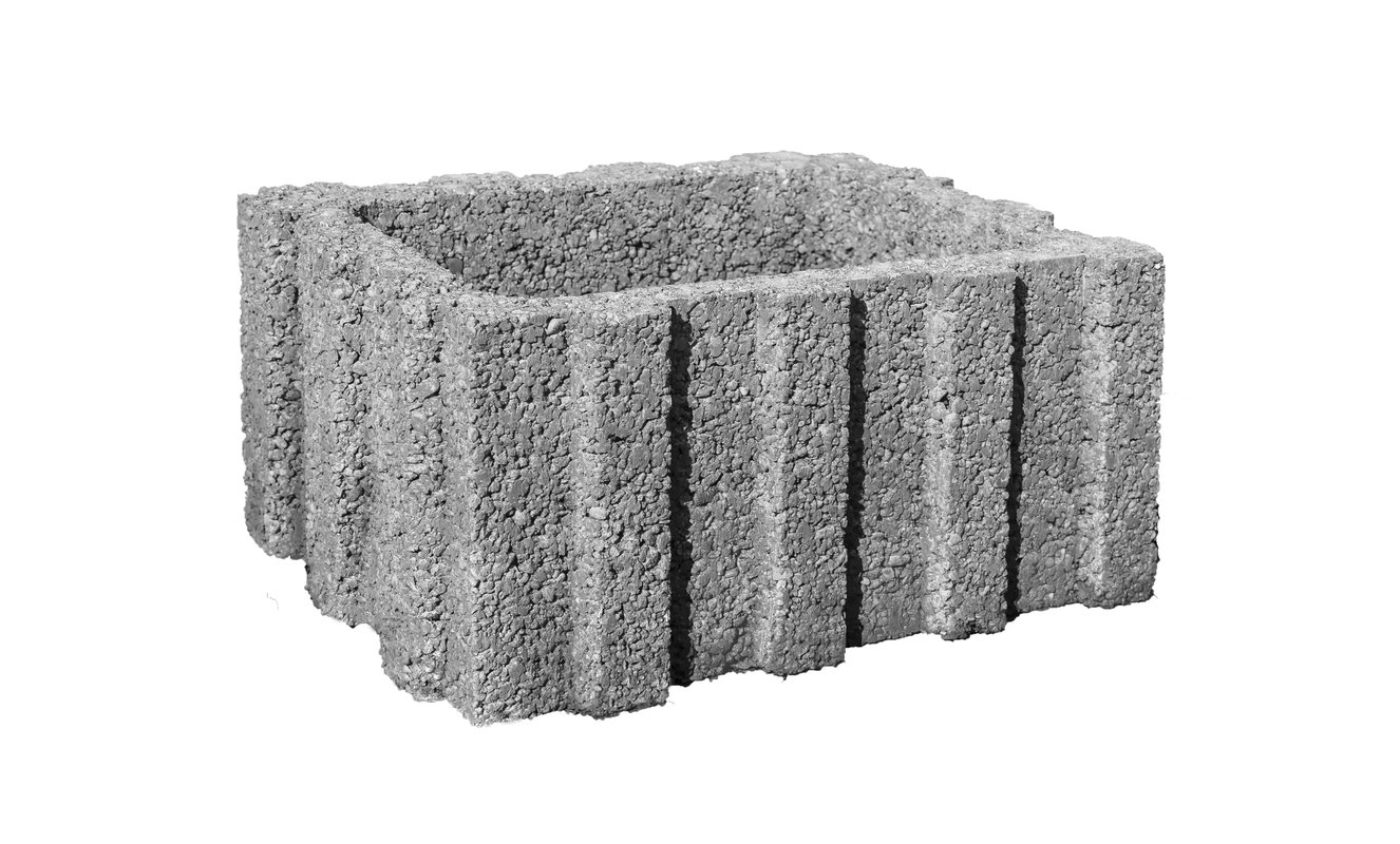 Gazon betonowy Lego szary 40x30x20 cm Bruk-Bet