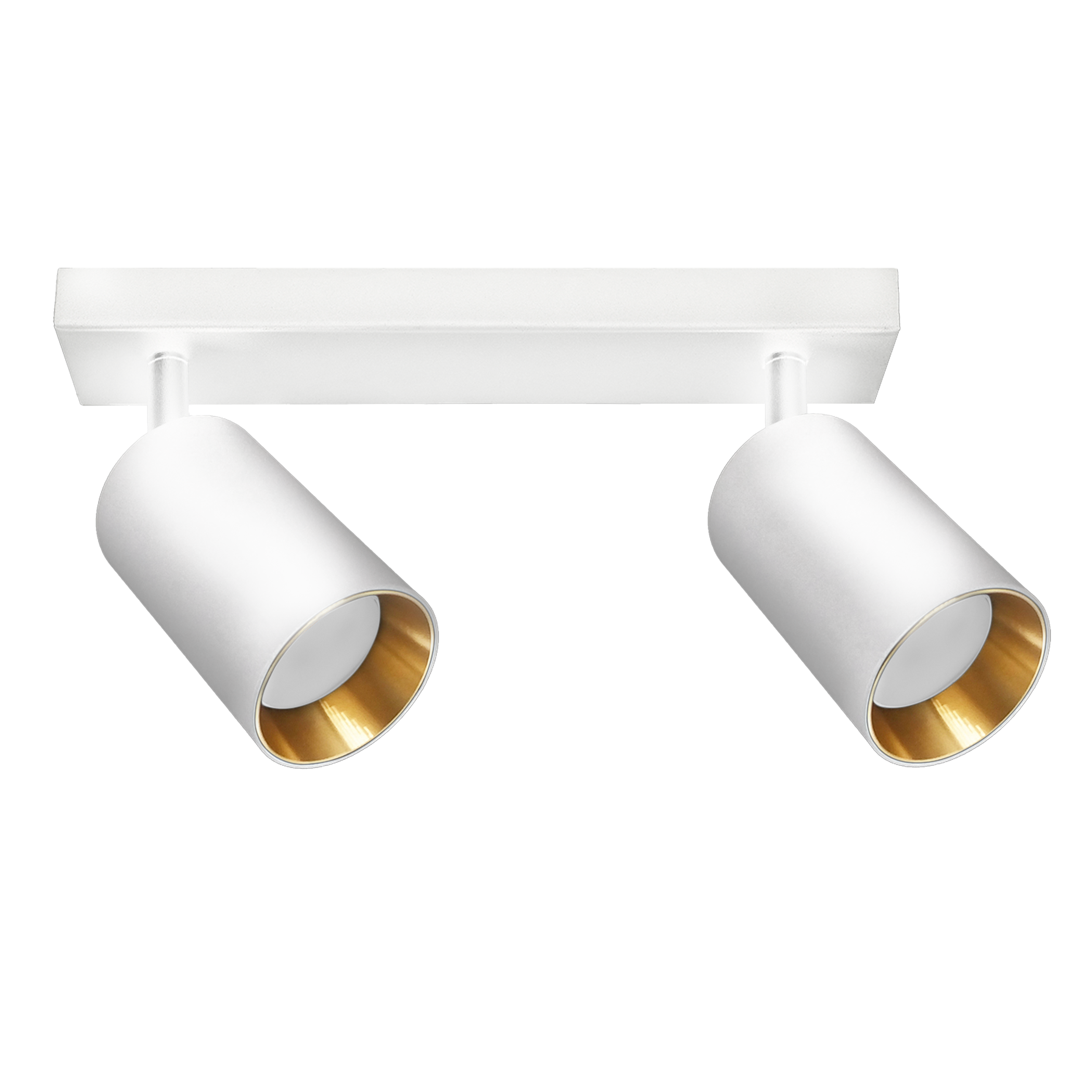 Listwa reflektorowa Maribel biało-złota 2 x GU10 Goldlux