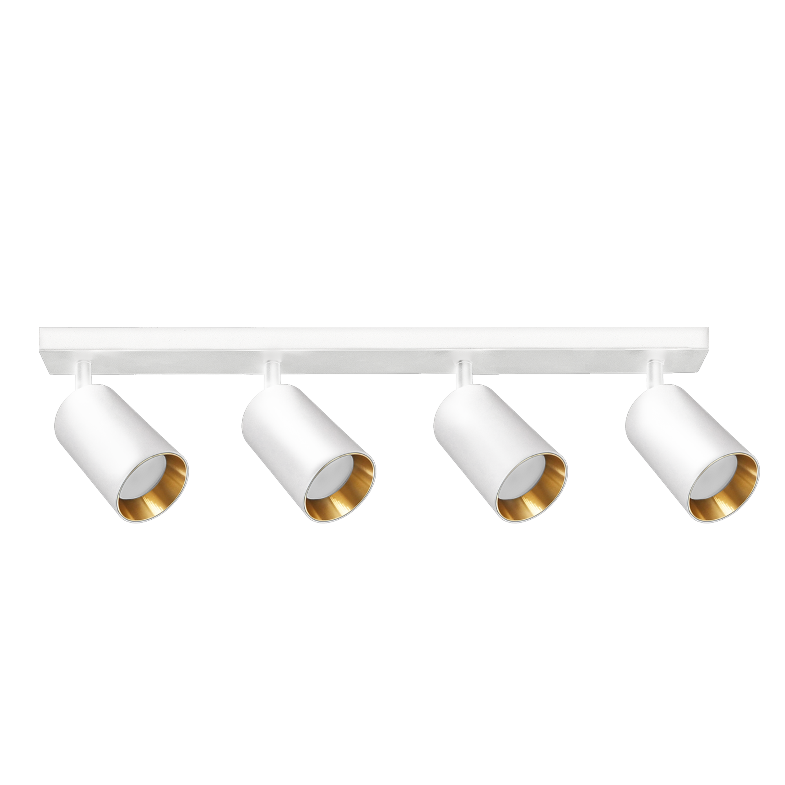Listwa reflektorowa Maribel biało-złota 4 x GU10 Goldlux