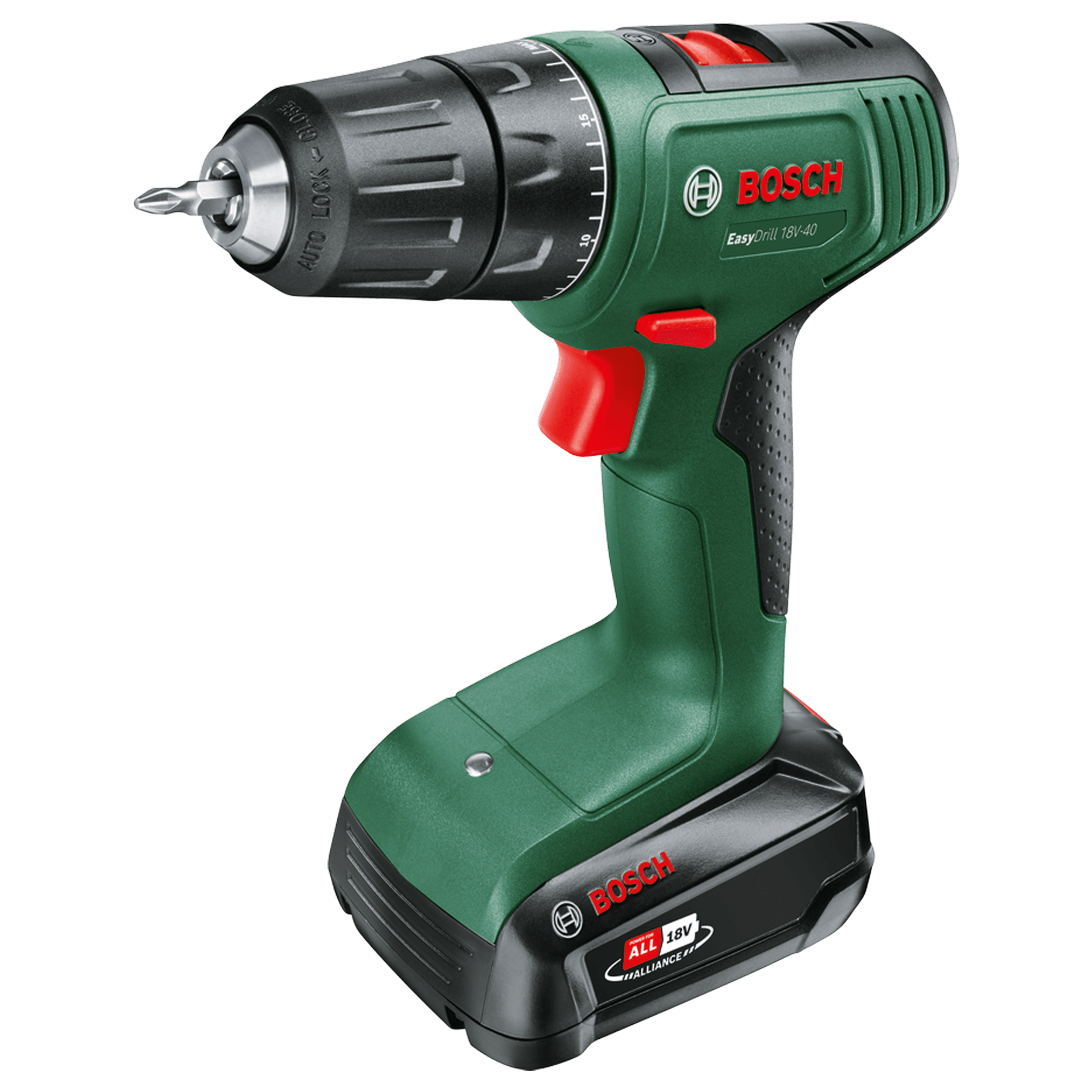 Wiertarko-wkrętarka udarowa akumulatorowa EasyDrill 18V 40 1 Bat 2Ah 18 V / 2 Ah