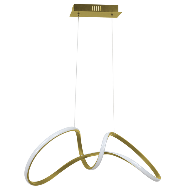 Żyrandol Tesoro złoty 2700 lm LED Milagro