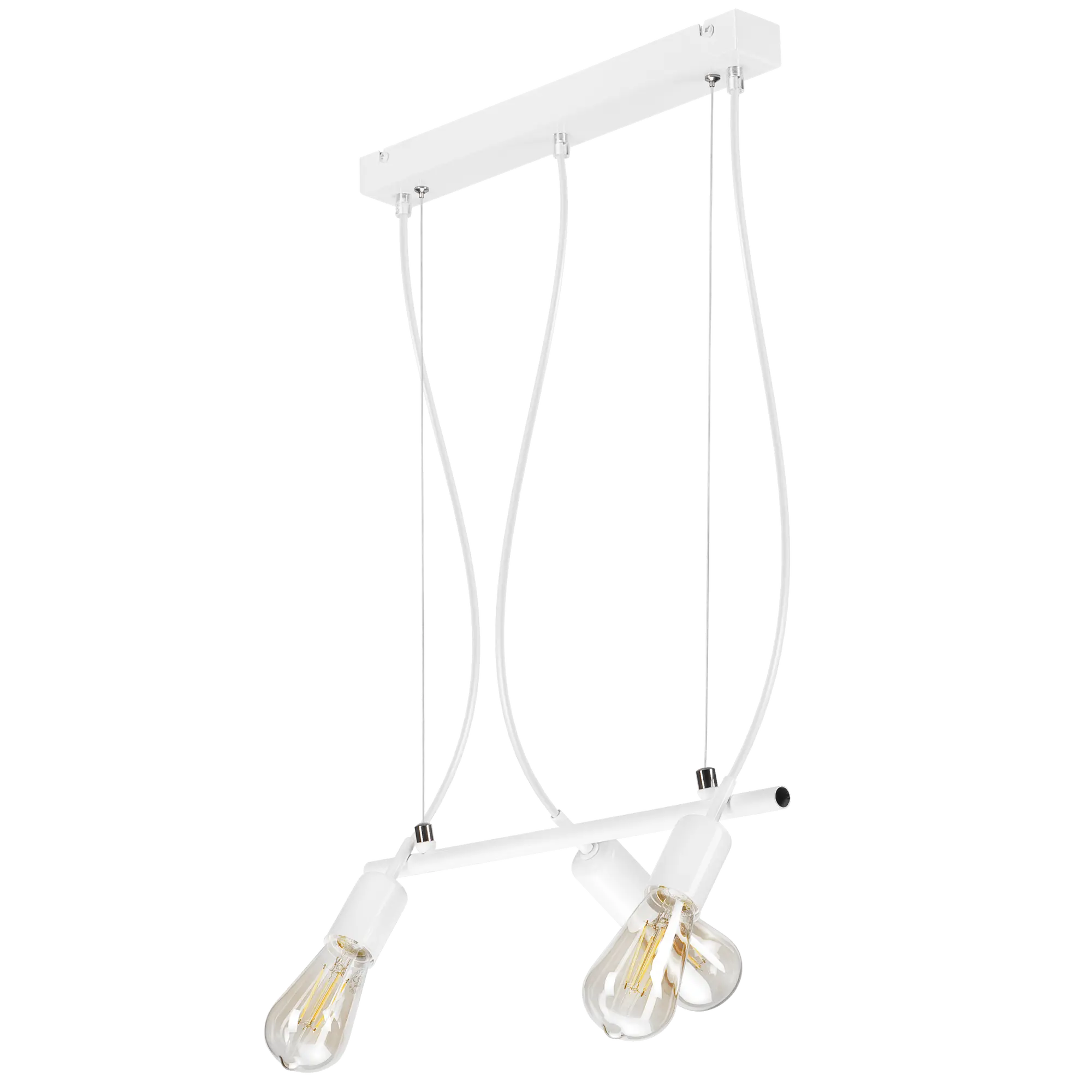 Lampa wisząca Taro biała 3 x E27 Lamkur