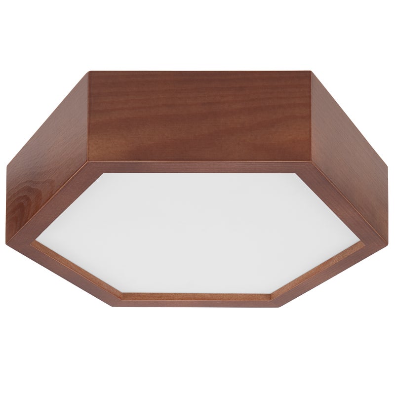 Plafon 32 cm rustik E27 Lamkur