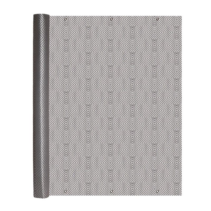 Osłona balkonowa oczkowana 1x25 m technorattan beżowe romby