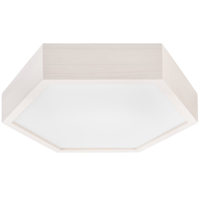 Plafon 43 cm biały E27 Lamkur