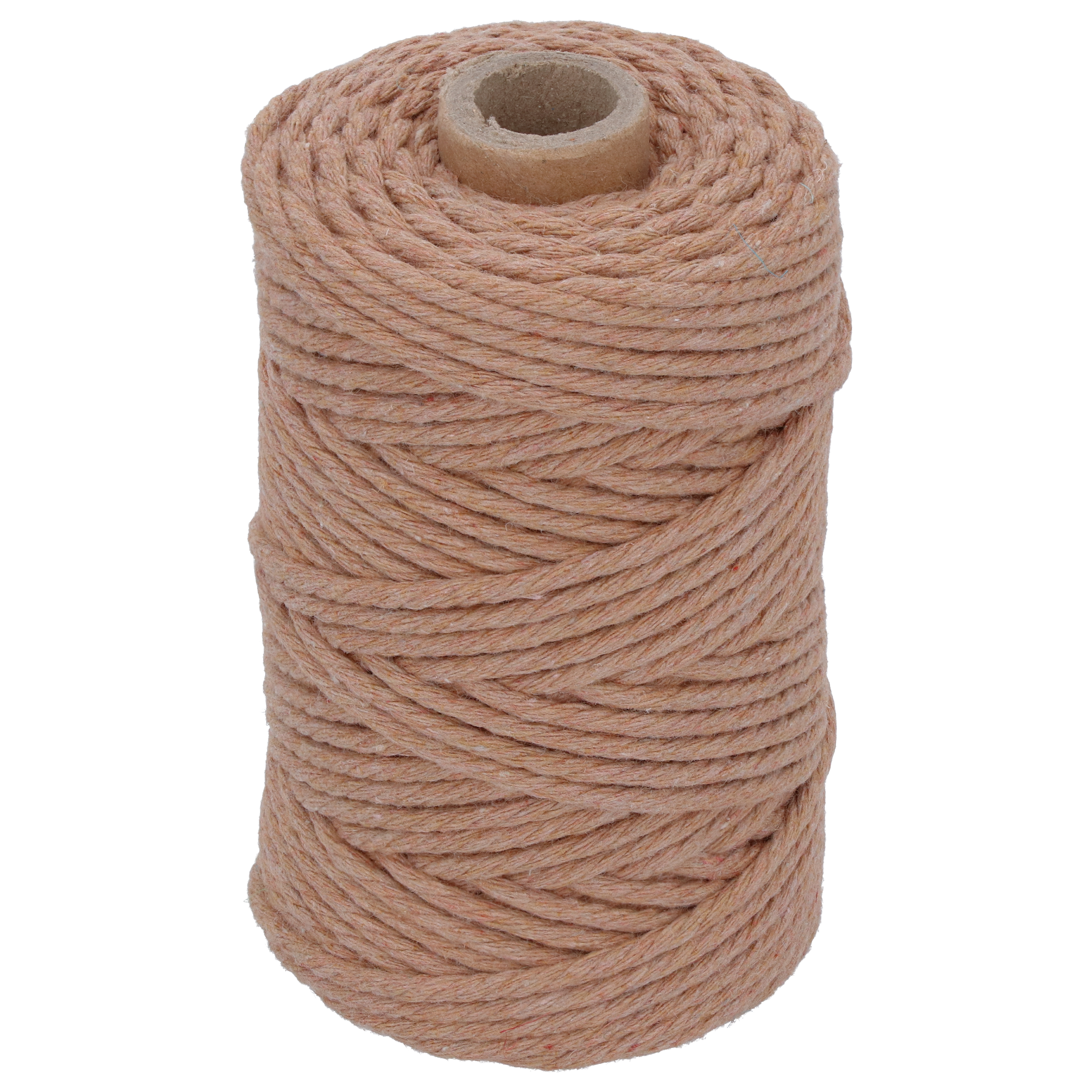 Sznurek bawełniany 3 mm x 50 m pleciony miedziany Suki