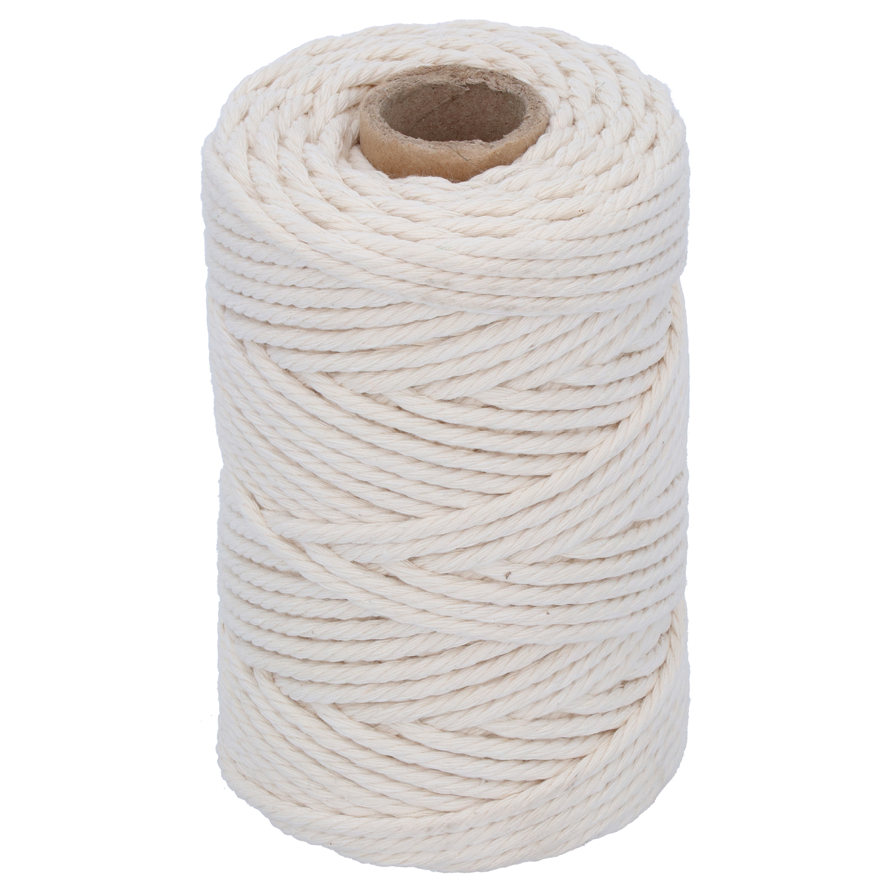 Sznurek bawełniany 3 mm x 50 m pleciony biały Suki