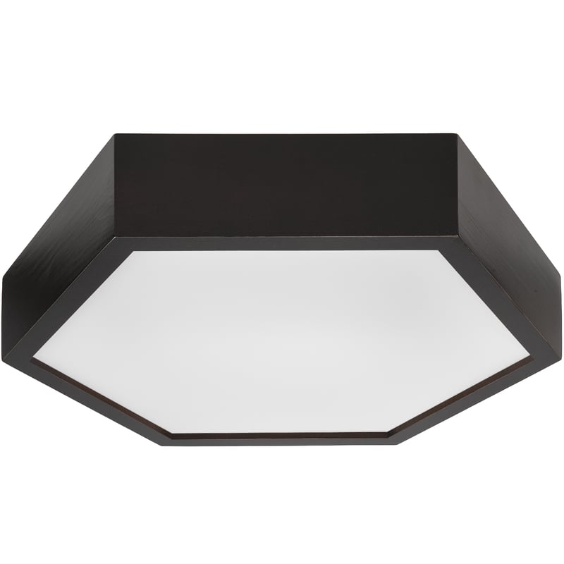 Plafon 43 cm czarny E27 Lamkur