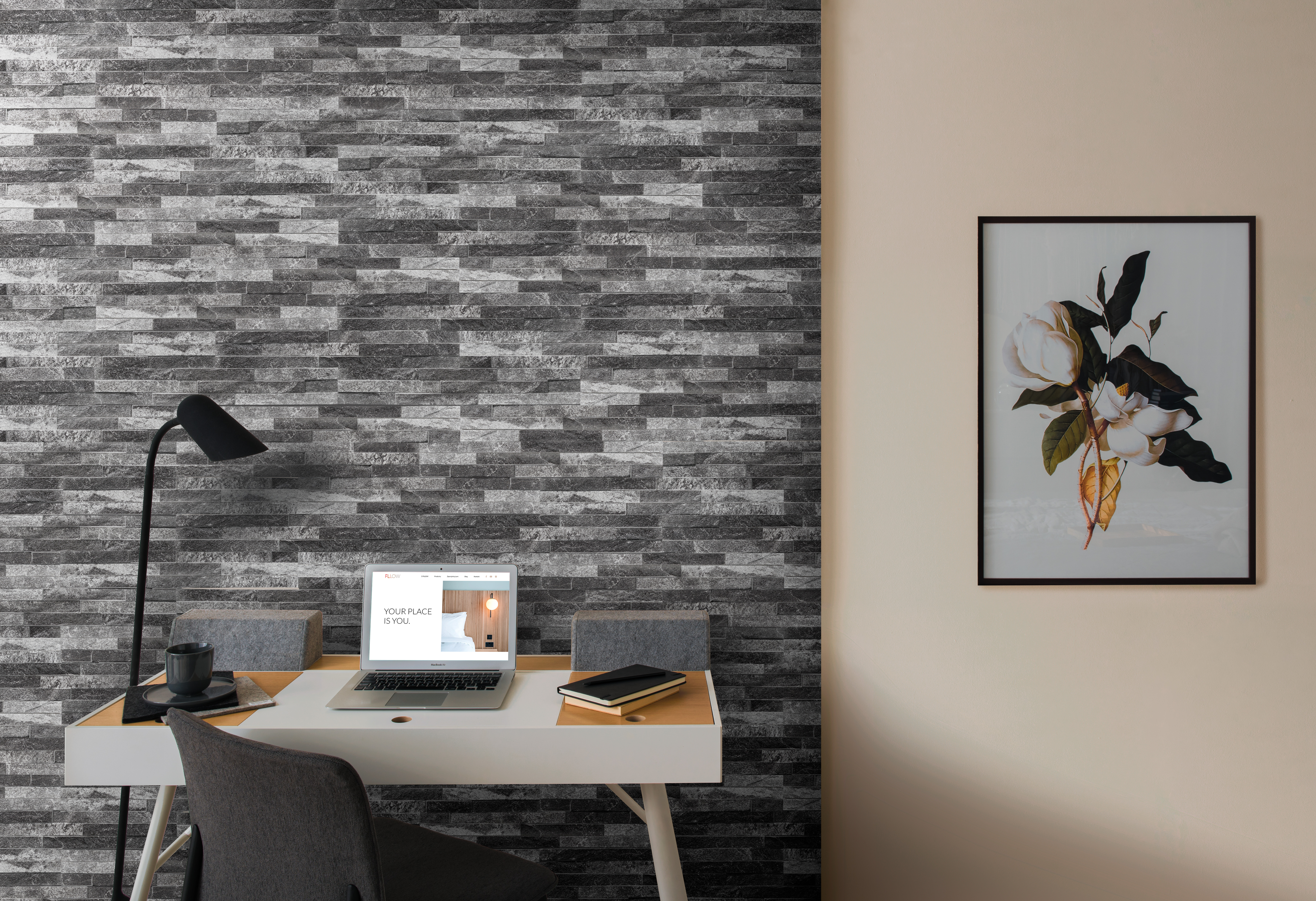 Kamień elewacyjny dekoracyjny betonowy Mont Blanc Nero 0.44 m2 Max-Stone - 8