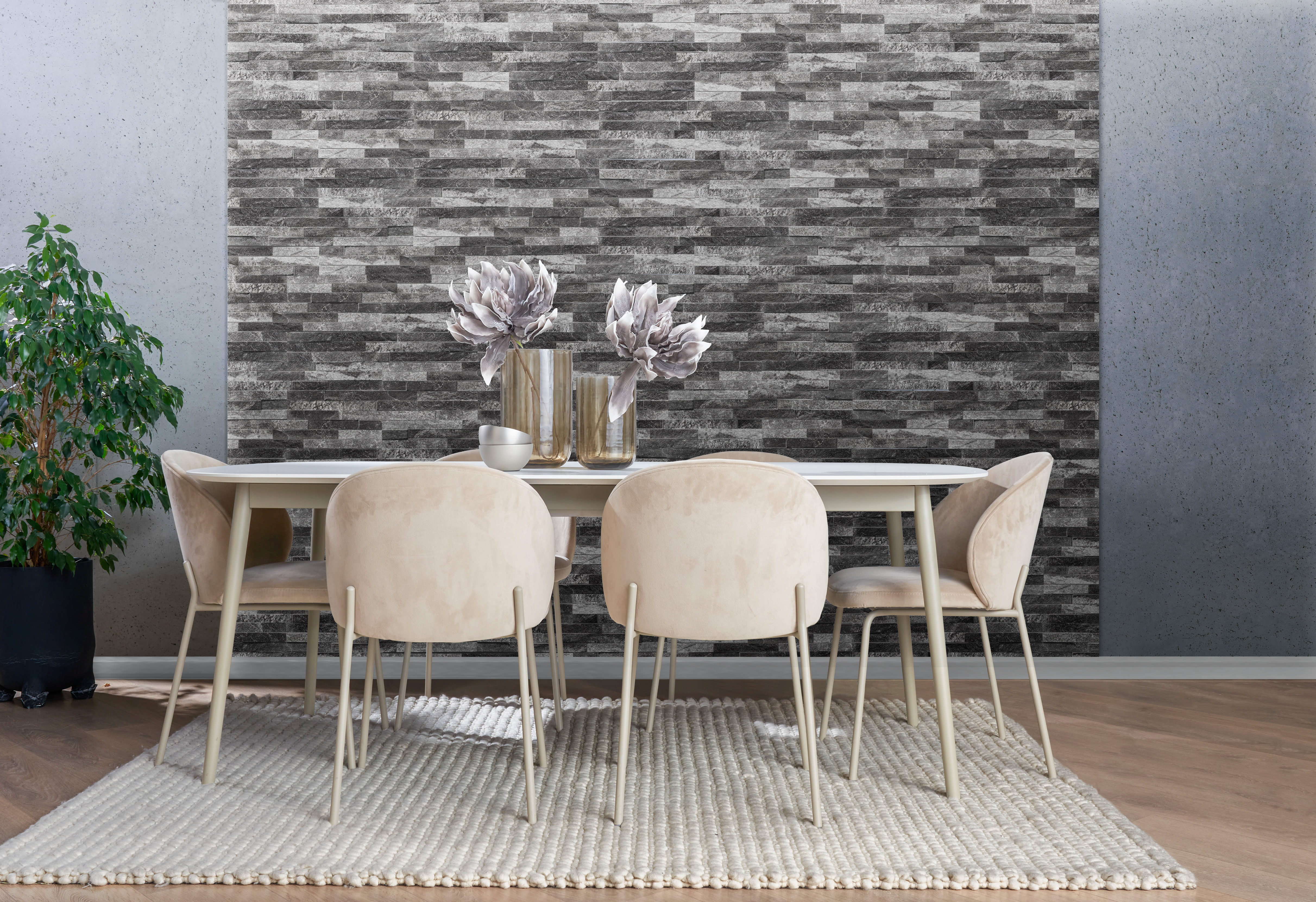 Kamień elewacyjny dekoracyjny betonowy Mont Blanc Nero 0.44 m2 Max-Stone - 7