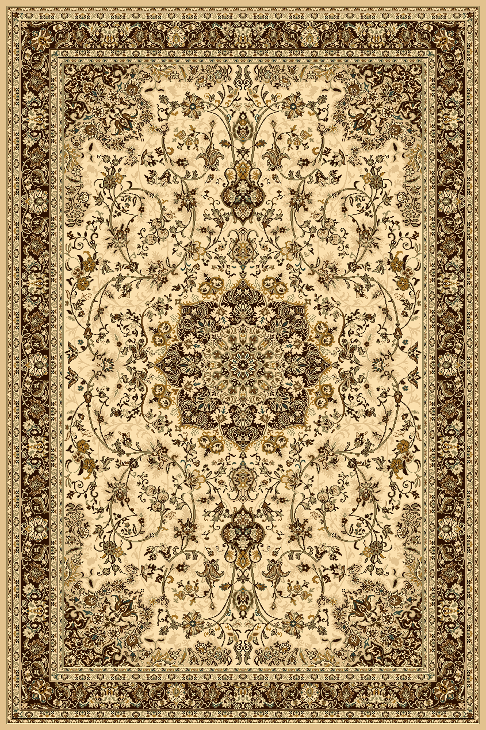 Dywan wełniany Polonia Kordoba beżowy 200 x 300 cm