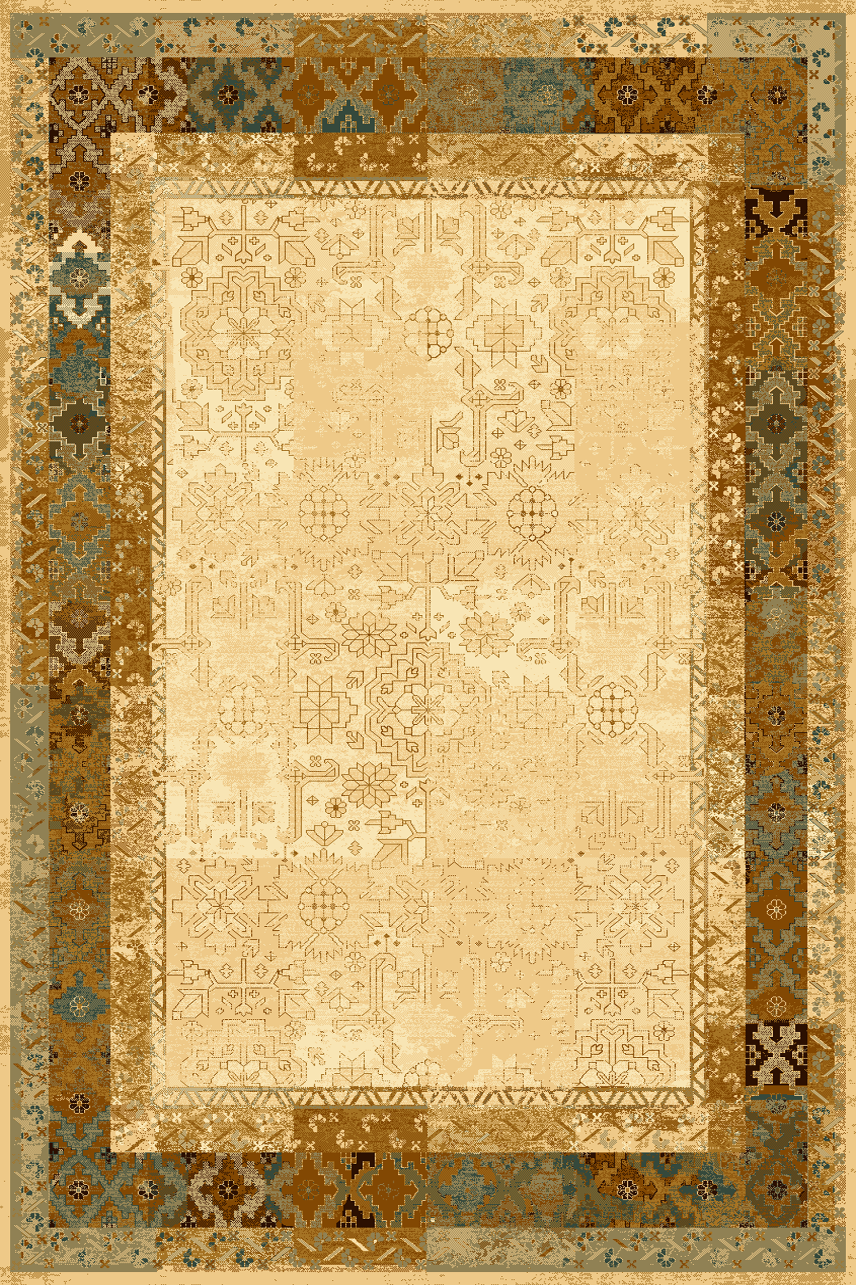 Dywan wełniany Omega Lumena kamel 200 x 300 cm