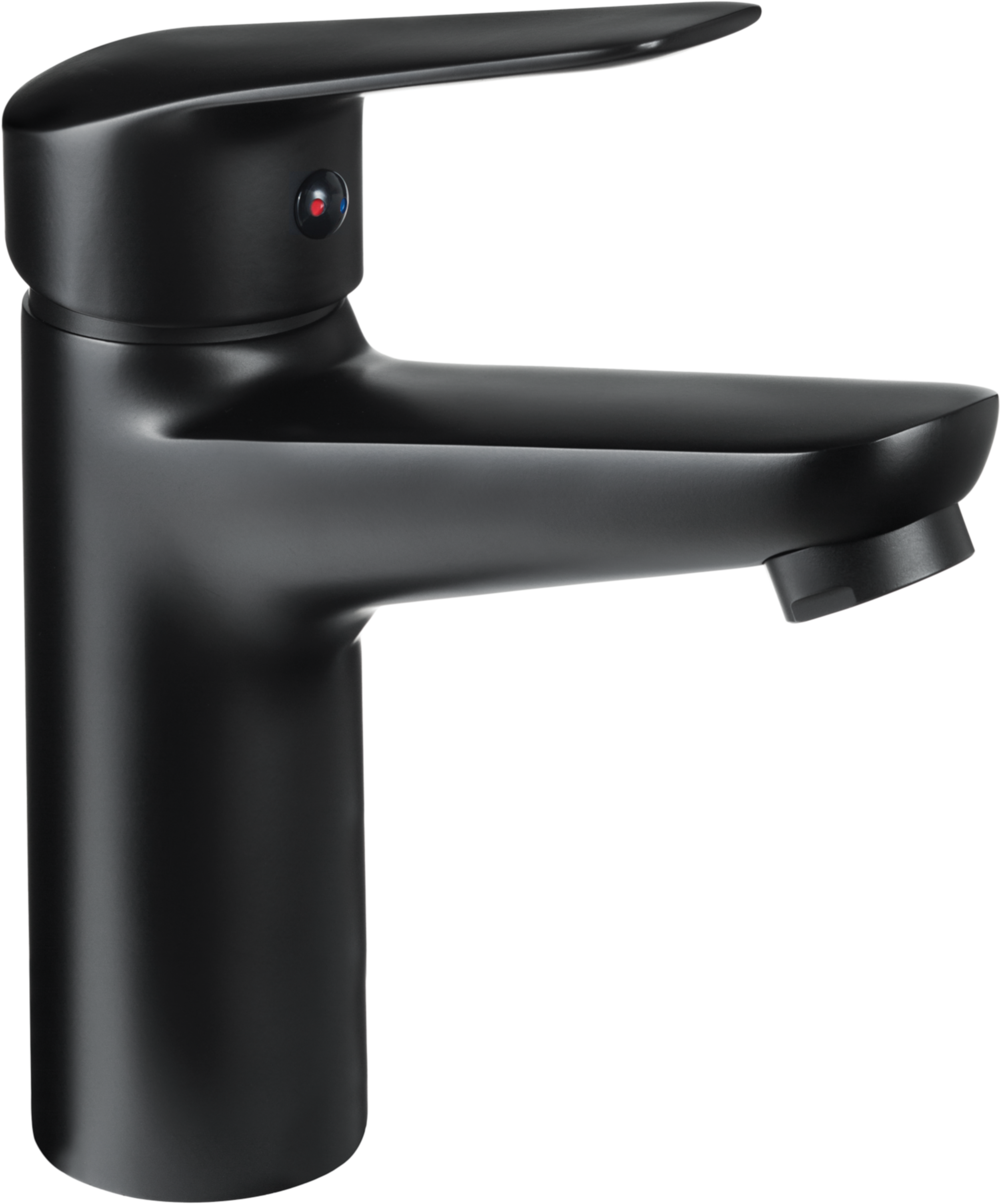 Bateria umywalkowa czarna 16.8 cm Boro Neo