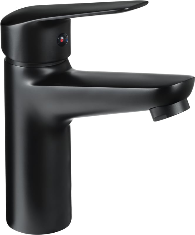 Bateria umywalkowa czarna 16.8 cm Boro Neo