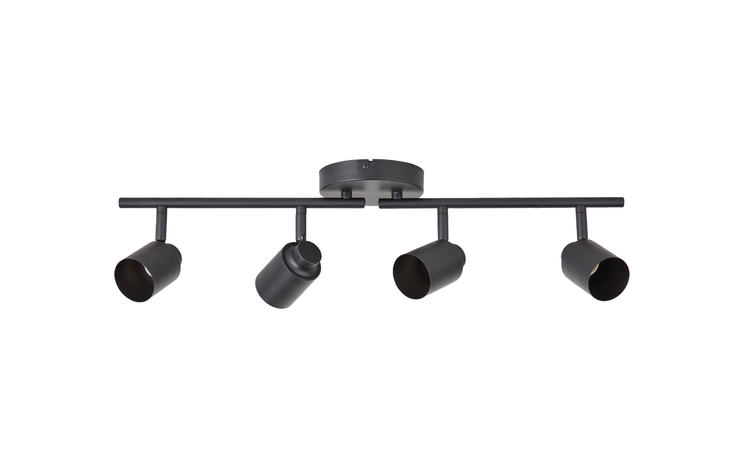 Foco decorativo INSPIRE TEKLA 4 LÂMPADAS GU10X4 METAL PRETO - 2