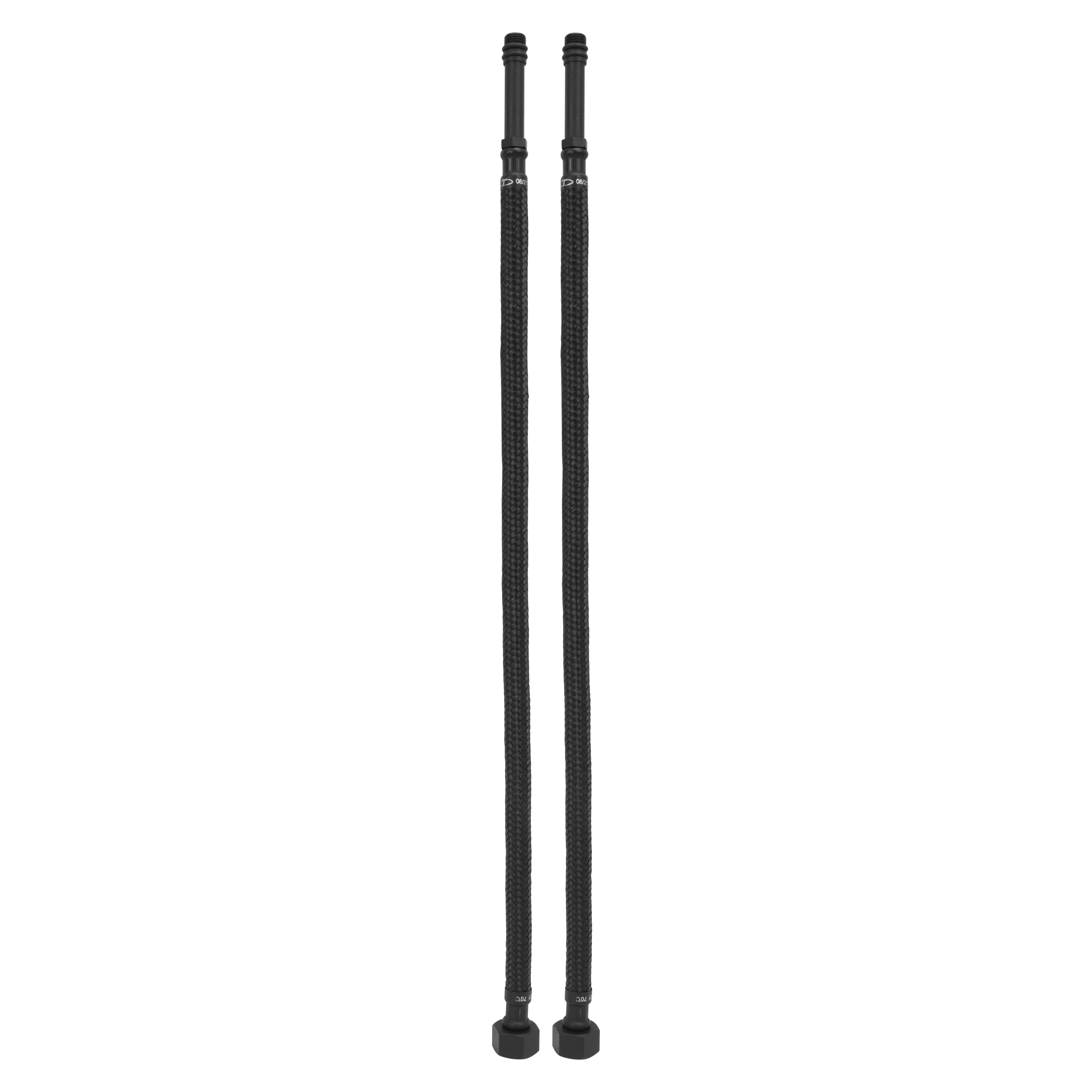 Wężyk elastyczny GW3/8" x M10 40 cm 2 szt. czarny