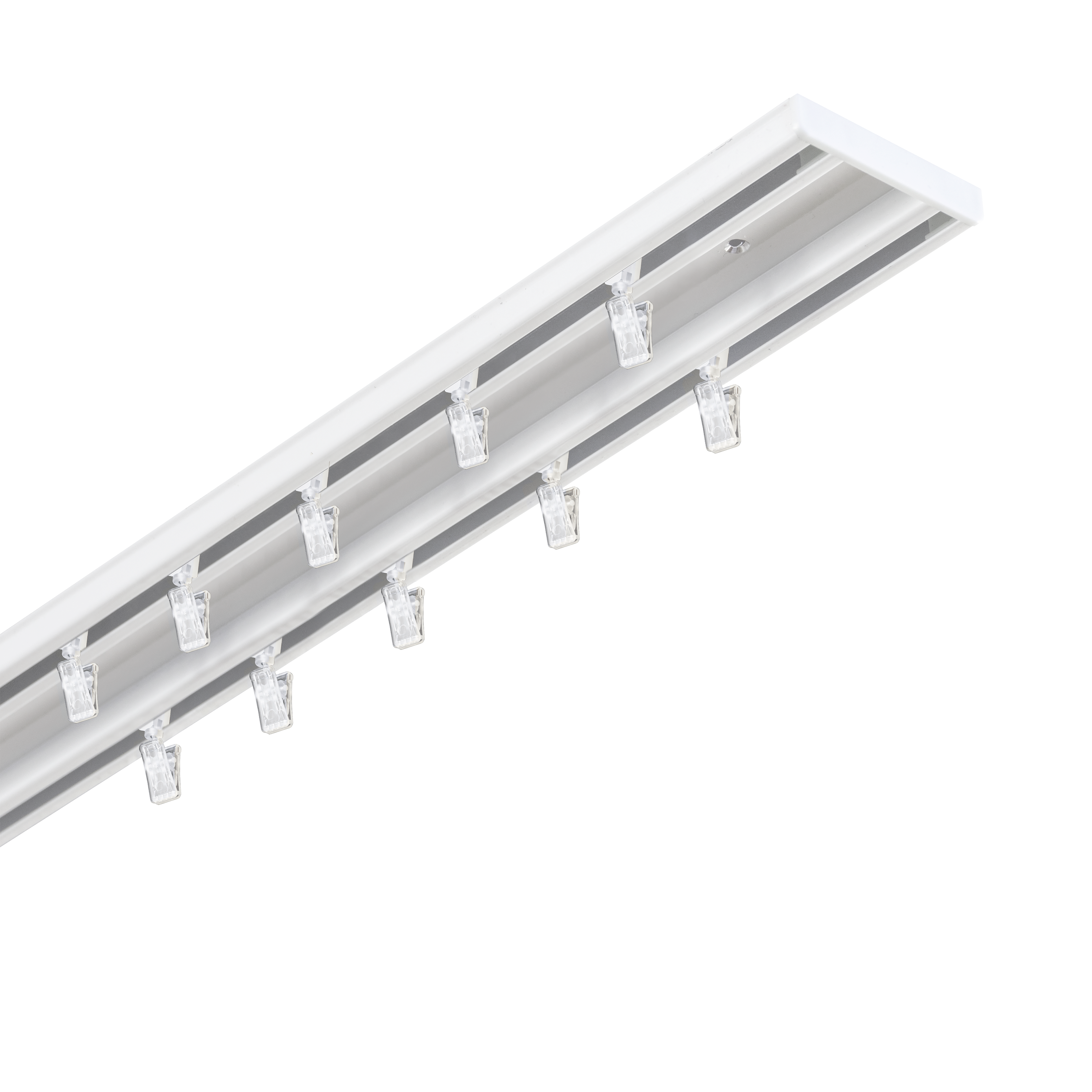 Żabki ze ślizgiem do profilu aluminiowego 60 szt. białe - 3