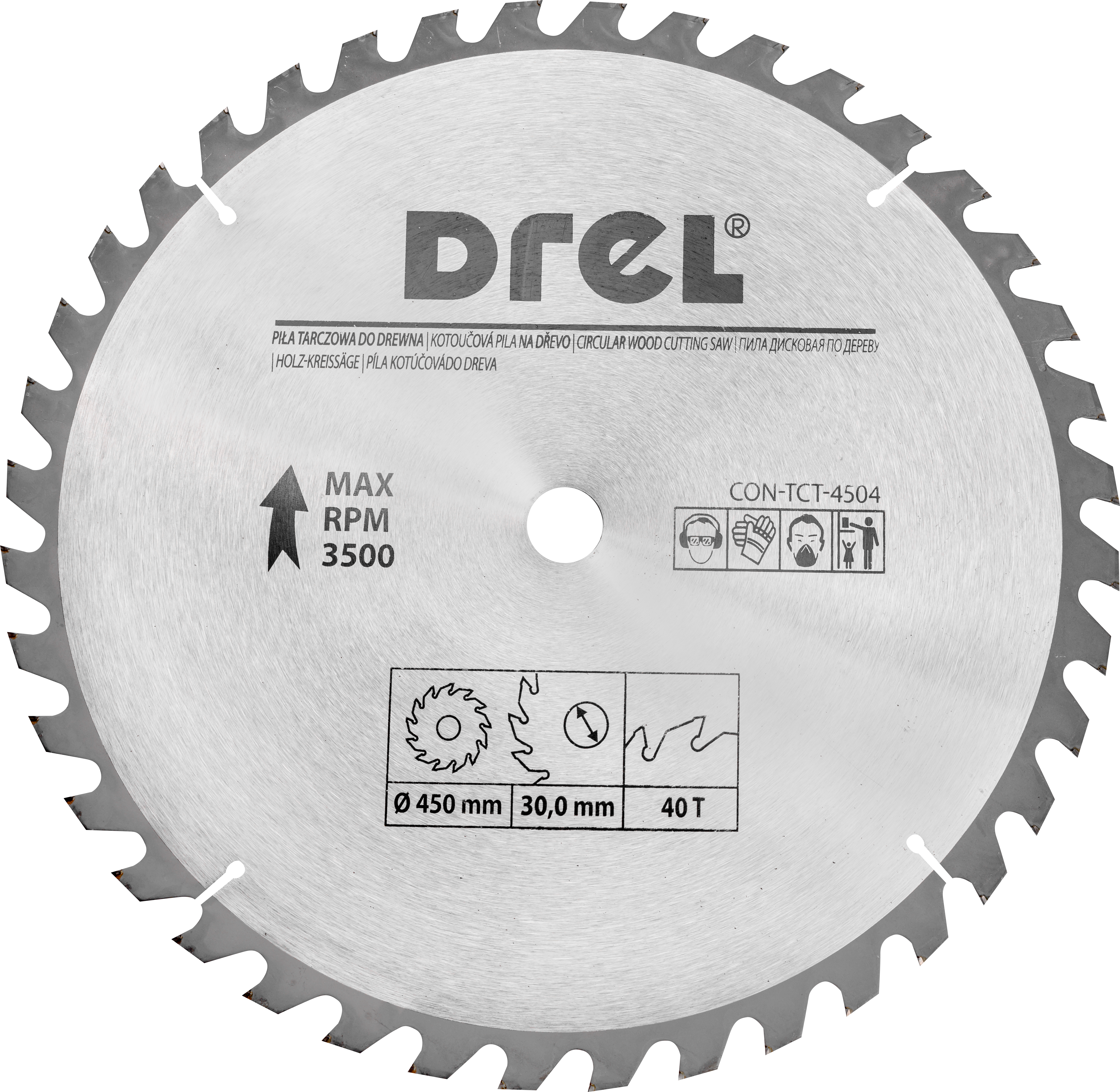Tarcza do pilarki tarczowej 450 mm 40T WIDIA CONDOR