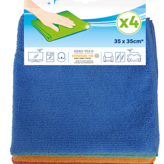 Σετ πετσέτες μικροϊνών 4τμχ