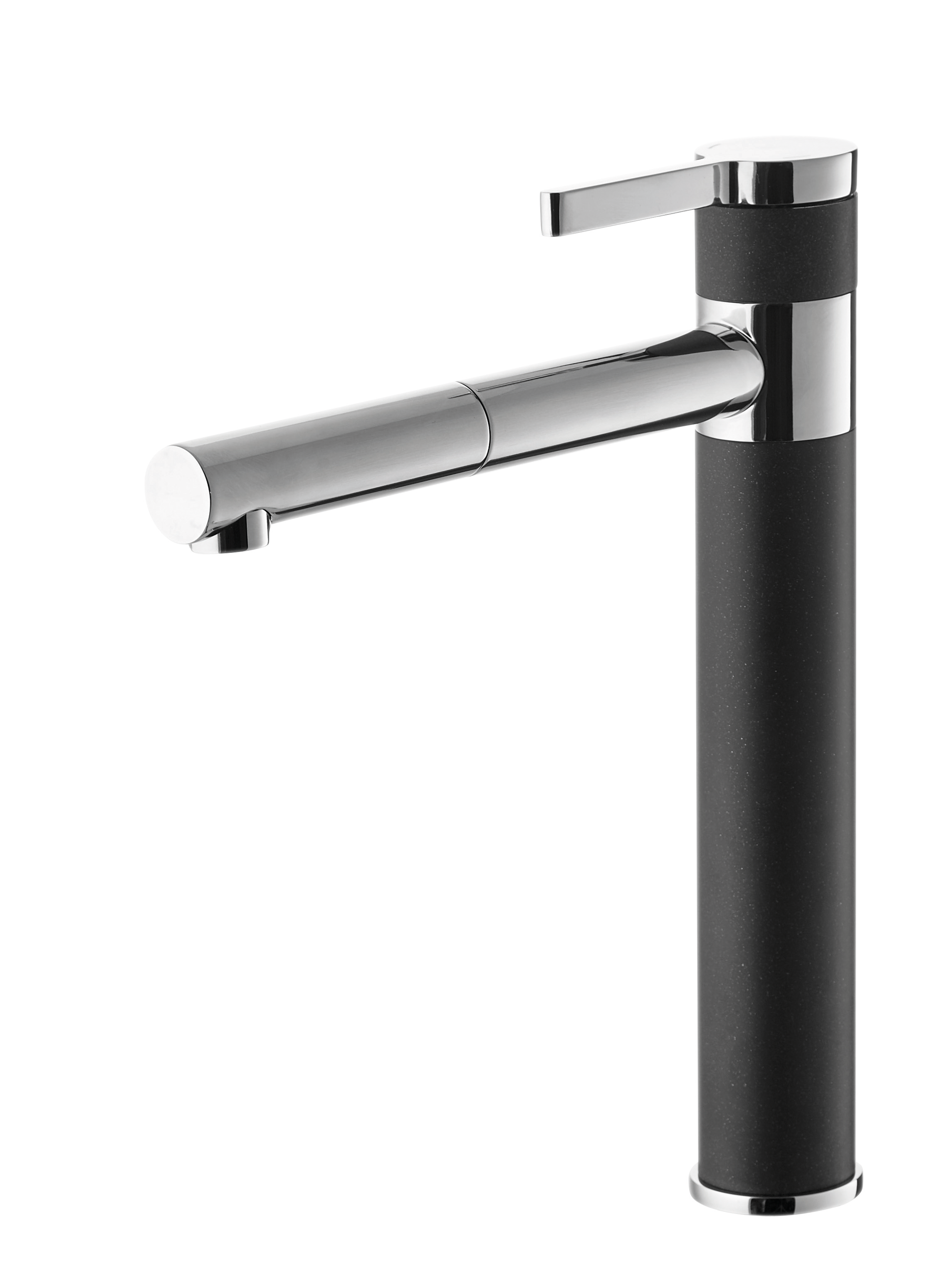 Bateria kuchenna Carla Axis Ciemny szary wylewka L 30 cm