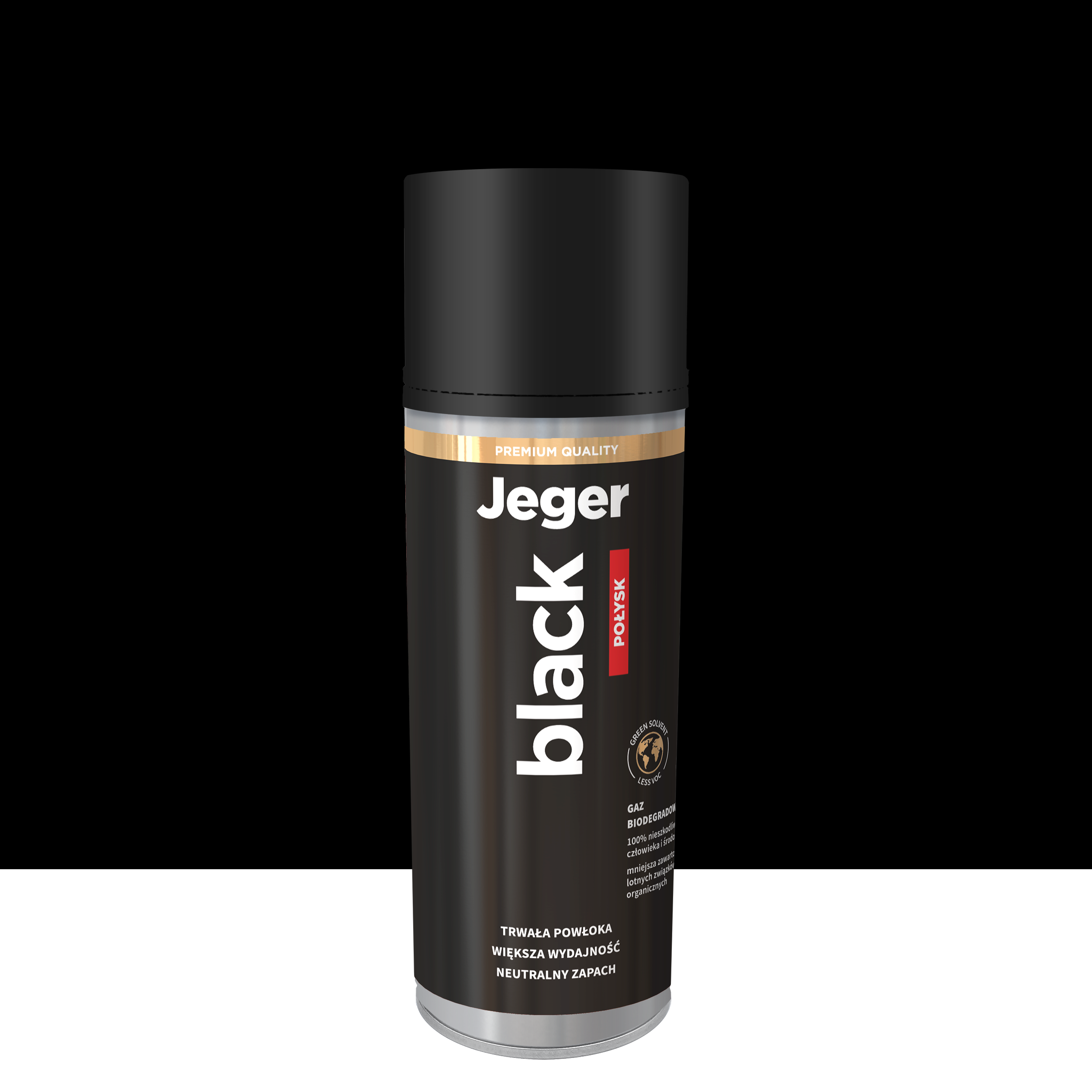 Spray 0.4 l czarny połysk Jeger