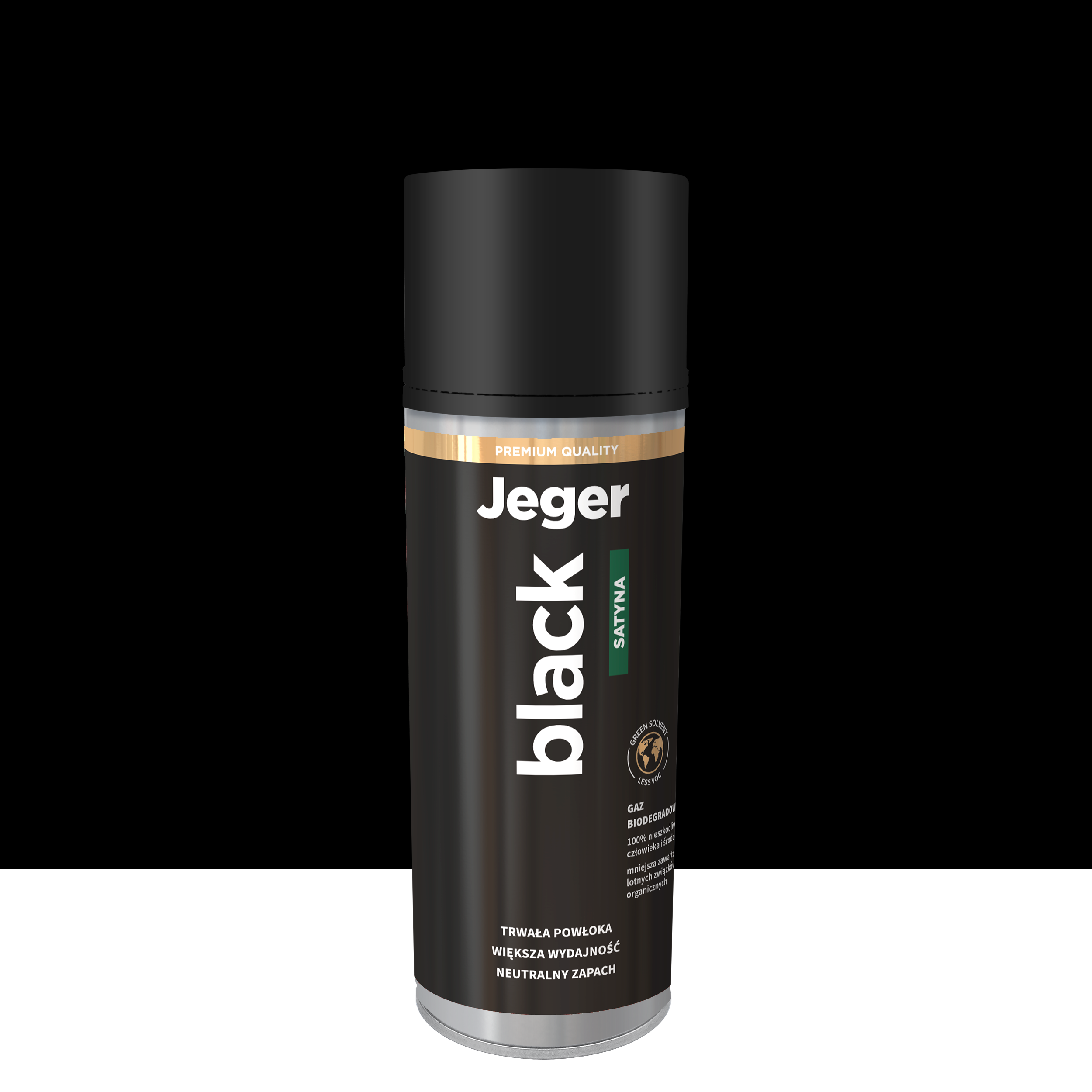 Spray 0.4 l czarny satynowy Jeger