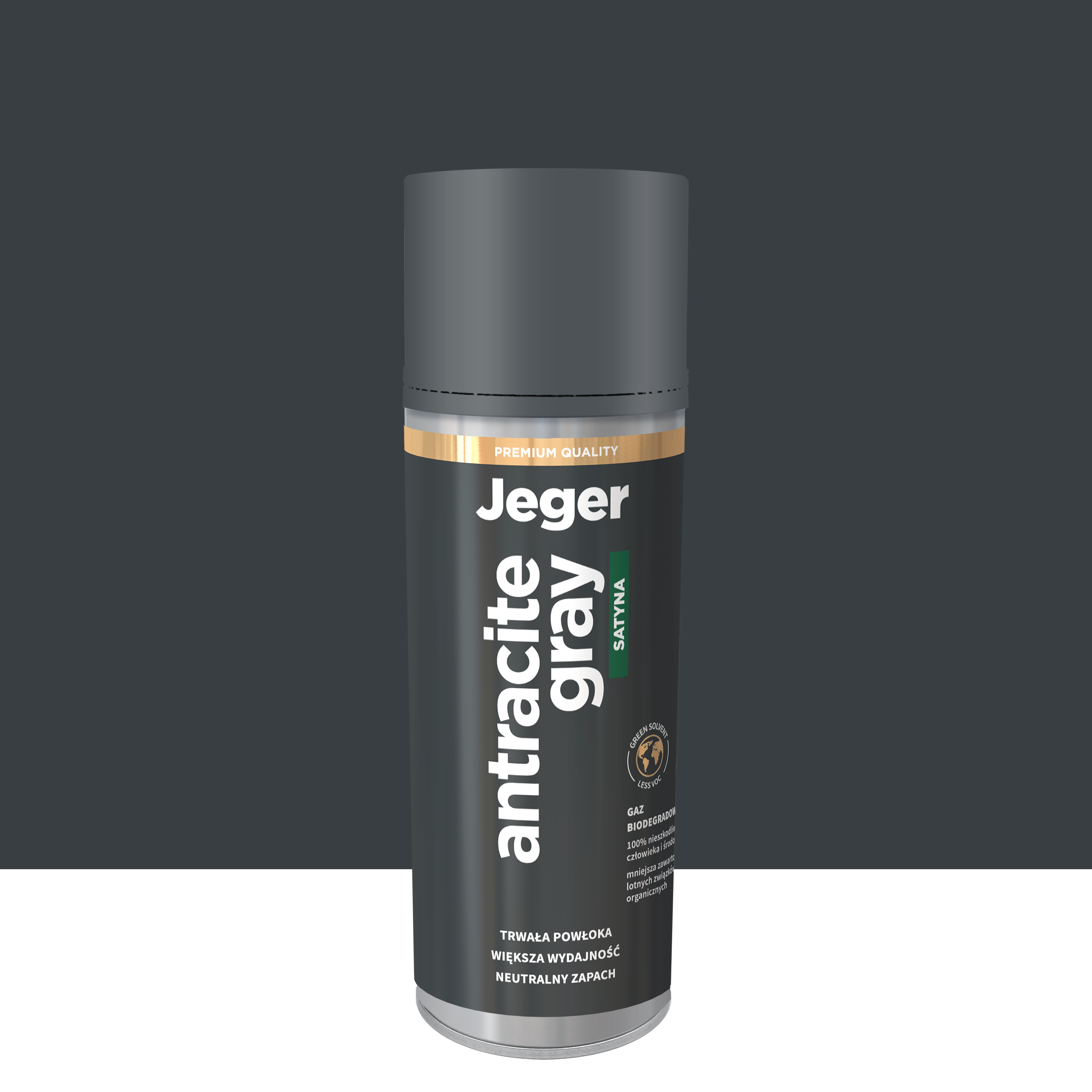 Spray 0.4 l szary satynowy Jeger